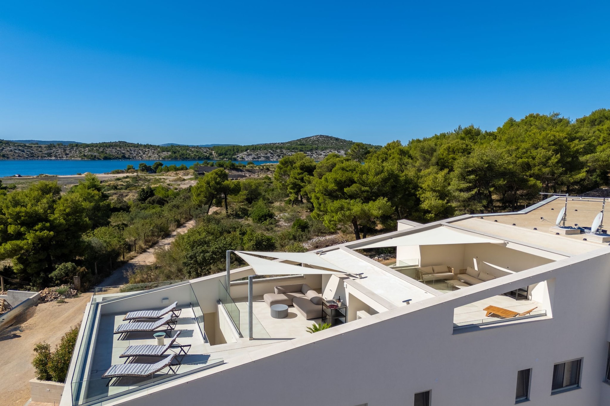Villa Axia with pool - Vue