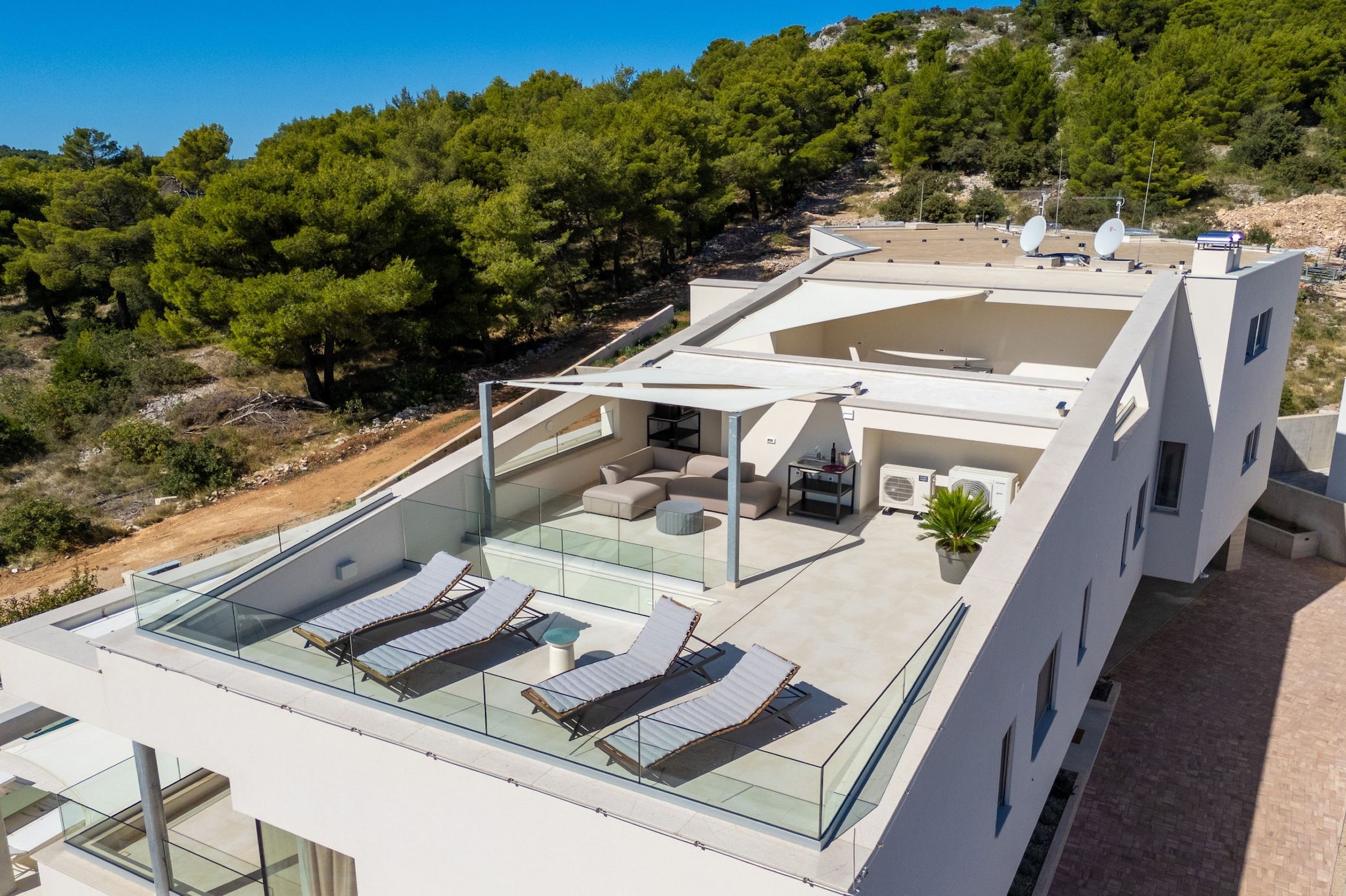 Villa Axia with pool - Vue