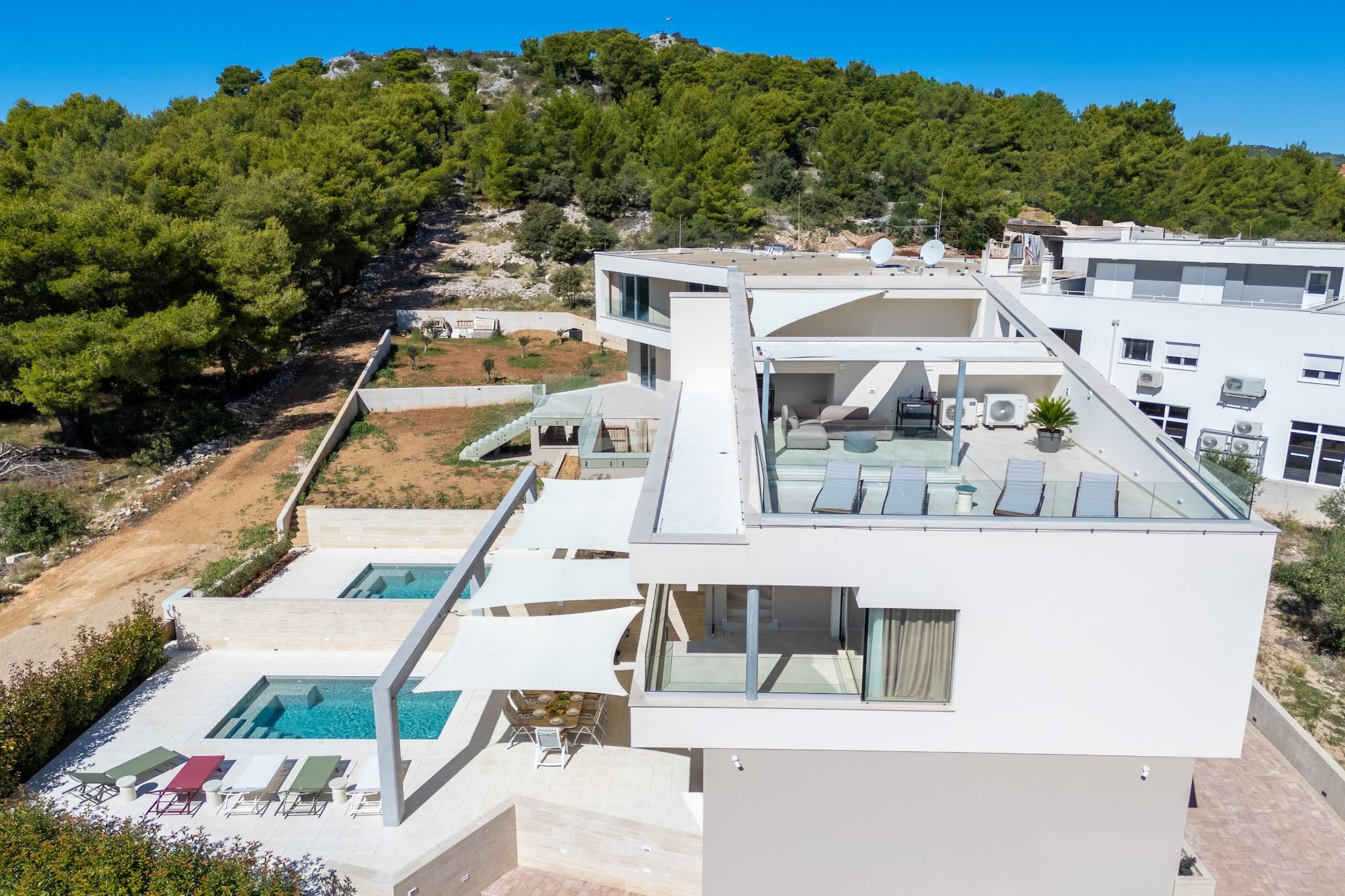 Villa Axia with pool - Vue