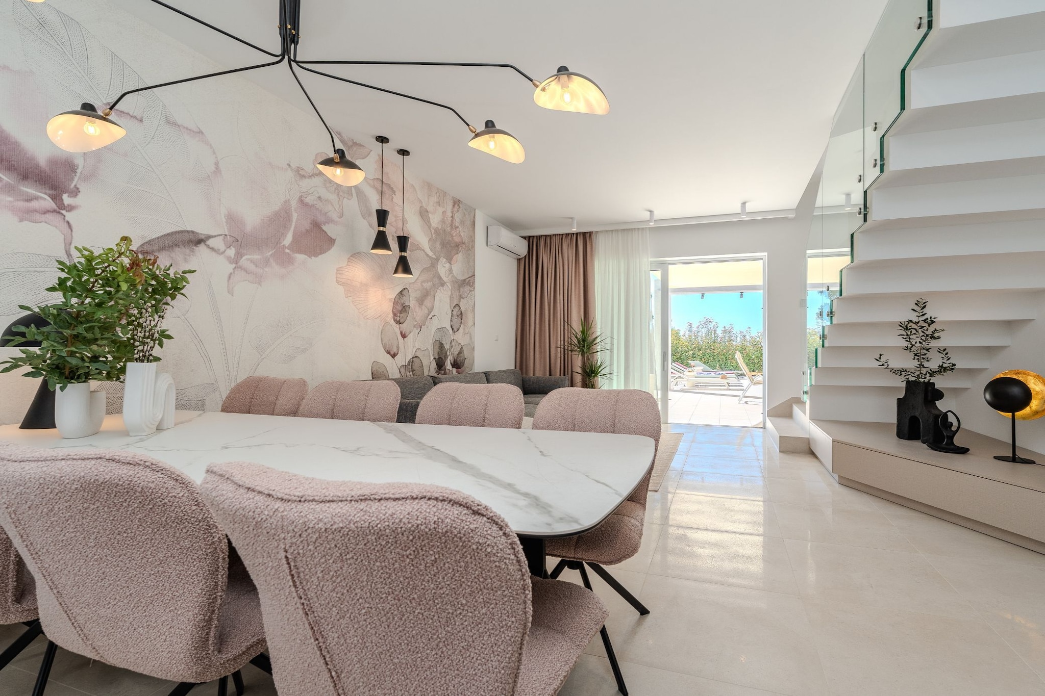 Villa Axia with pool - Salon