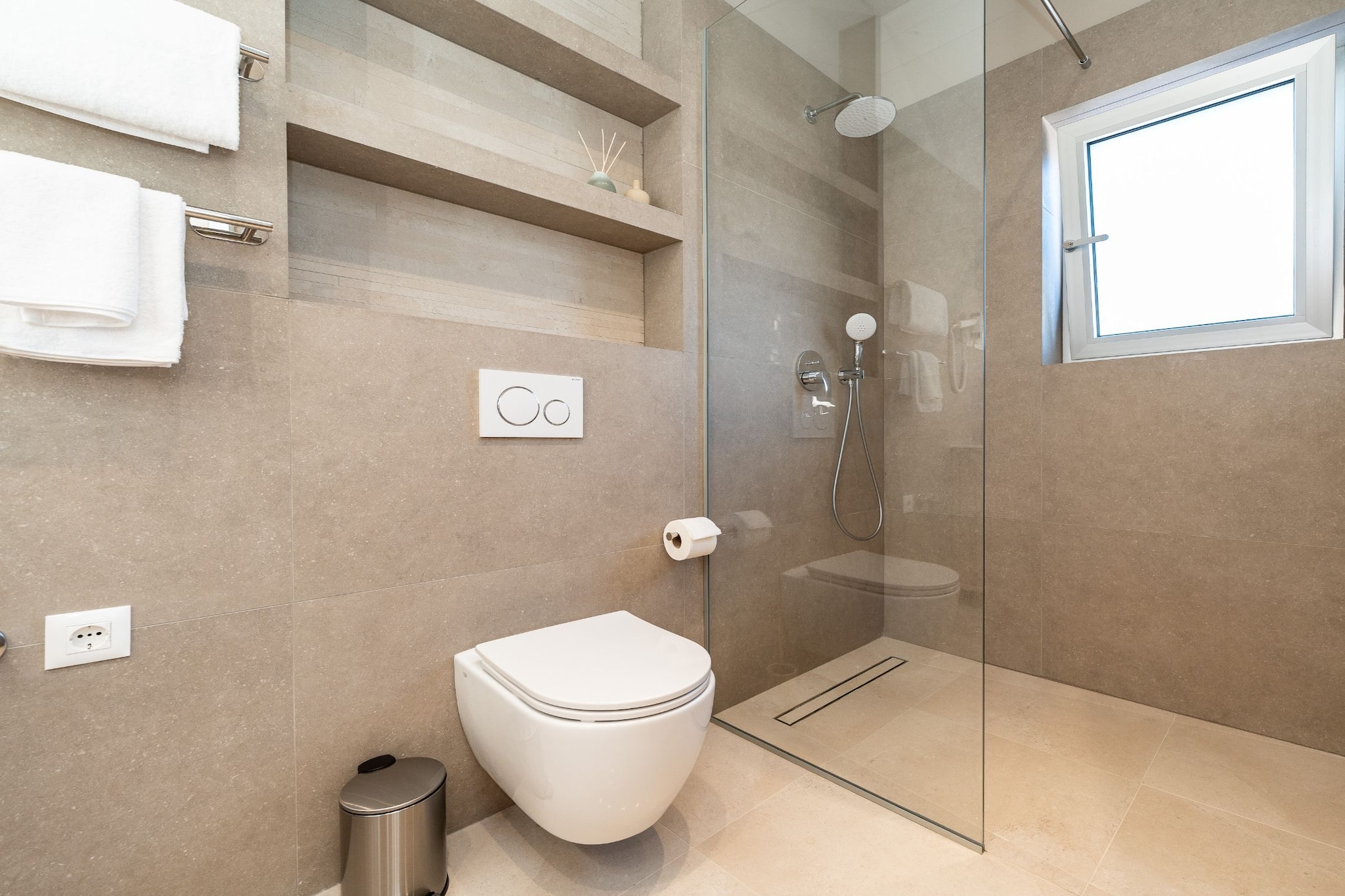 Villa Axia with pool - Salle de bain