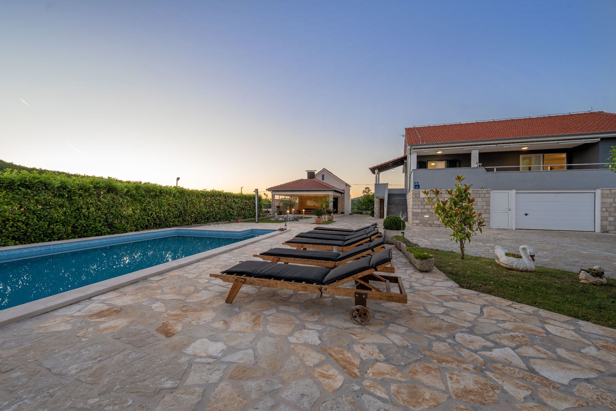 Holiday Home Marija - Three Bedroom Holiday Home with Private Pool and Terrace - Zwembad