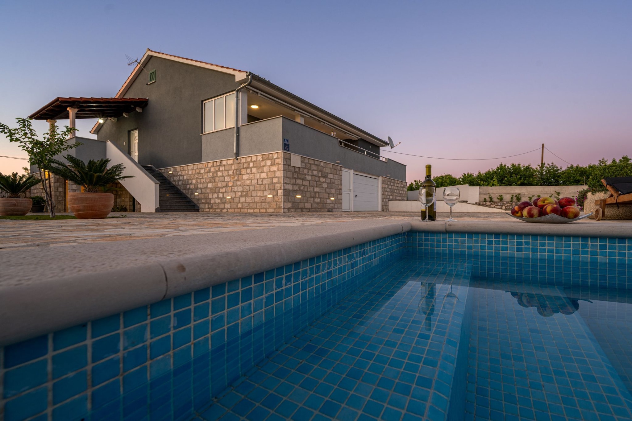 Holiday Home Marija - Three Bedroom Holiday Home with Private Pool and Terrace - Zwembad