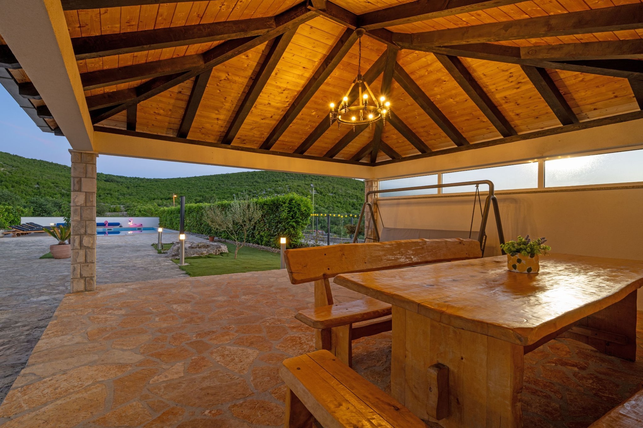 Holiday Home Marija - Three Bedroom Holiday Home with Private Pool and Terrace - Tuinen zomer