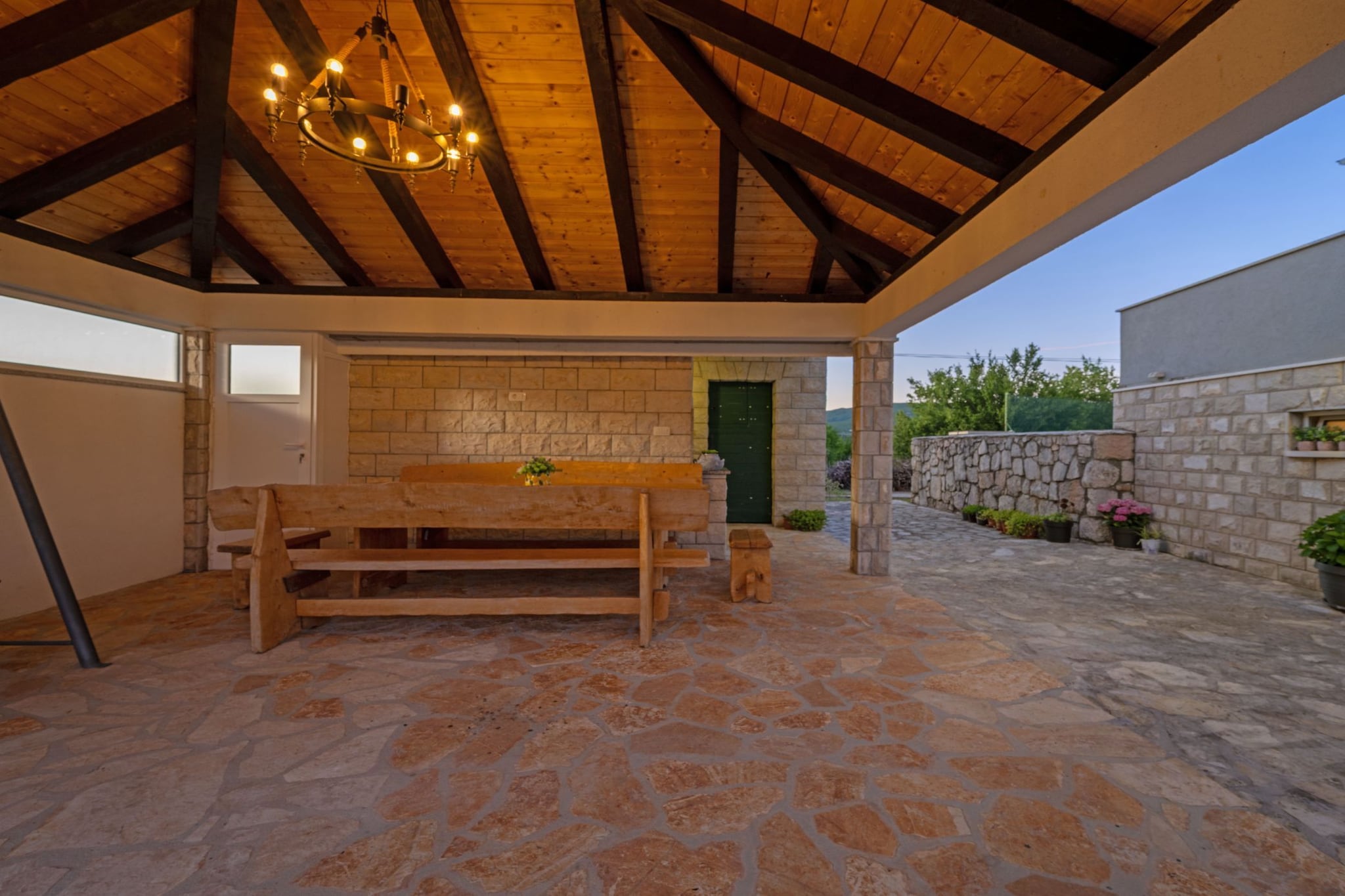 Holiday Home Marija - Three Bedroom Holiday Home with Private Pool and Terrace - Tuinen zomer