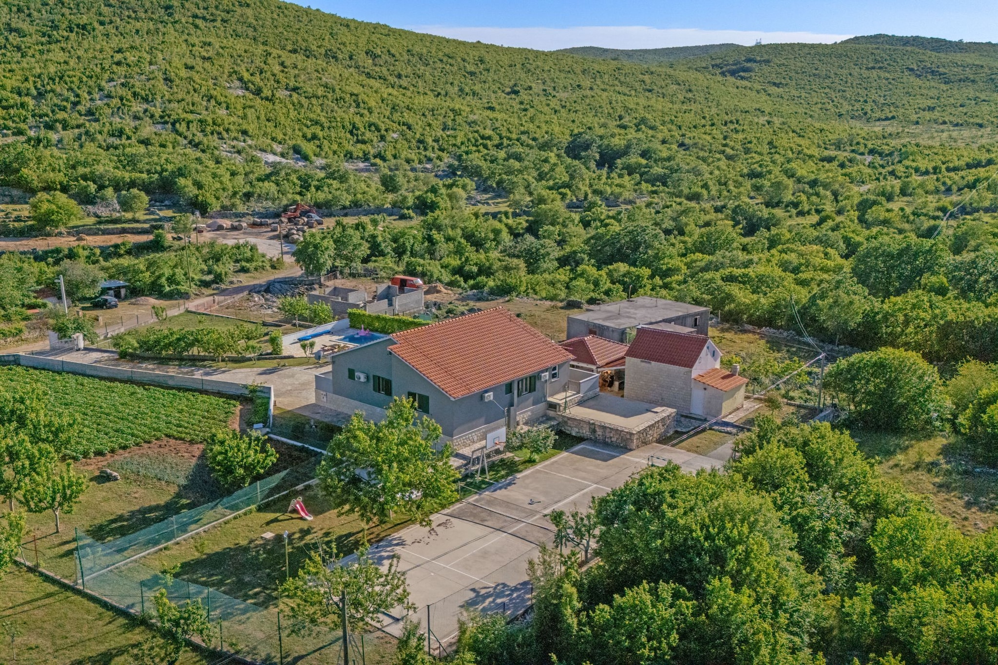 Holiday Home Marija - Three Bedroom Holiday Home with Private Pool and Terrace - Uitzicht