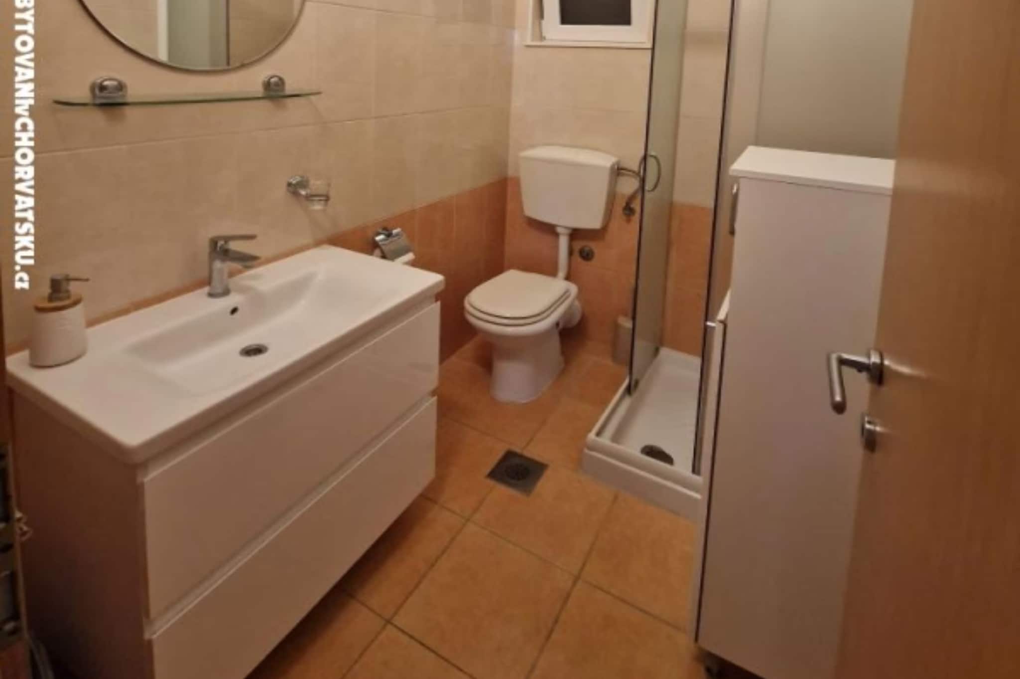Apartments Ordulj - Two bedroom apartment (prizemlje) - Badkamer