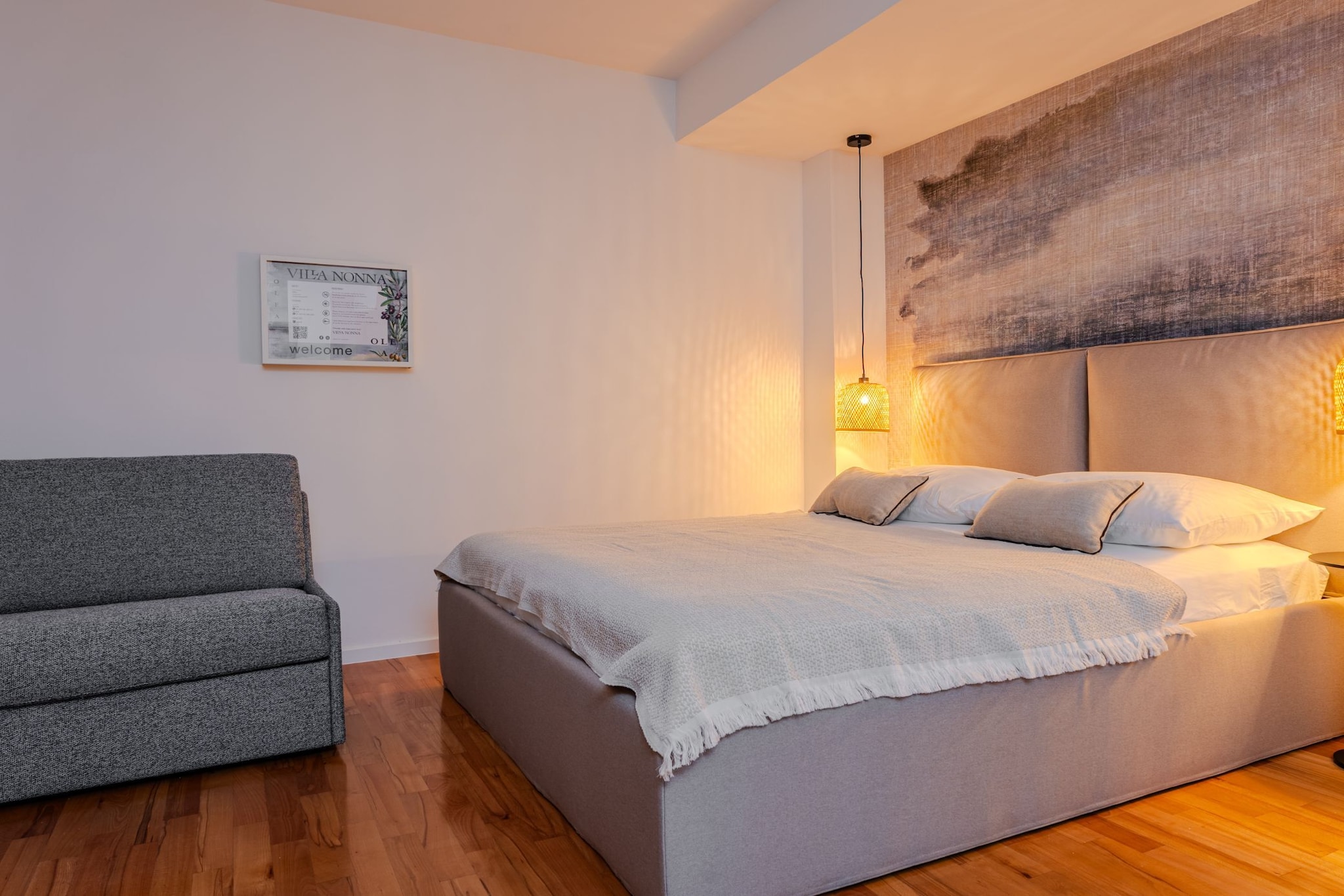 Apartments Nonna - Studio Apartment with Balcony - Chambre
