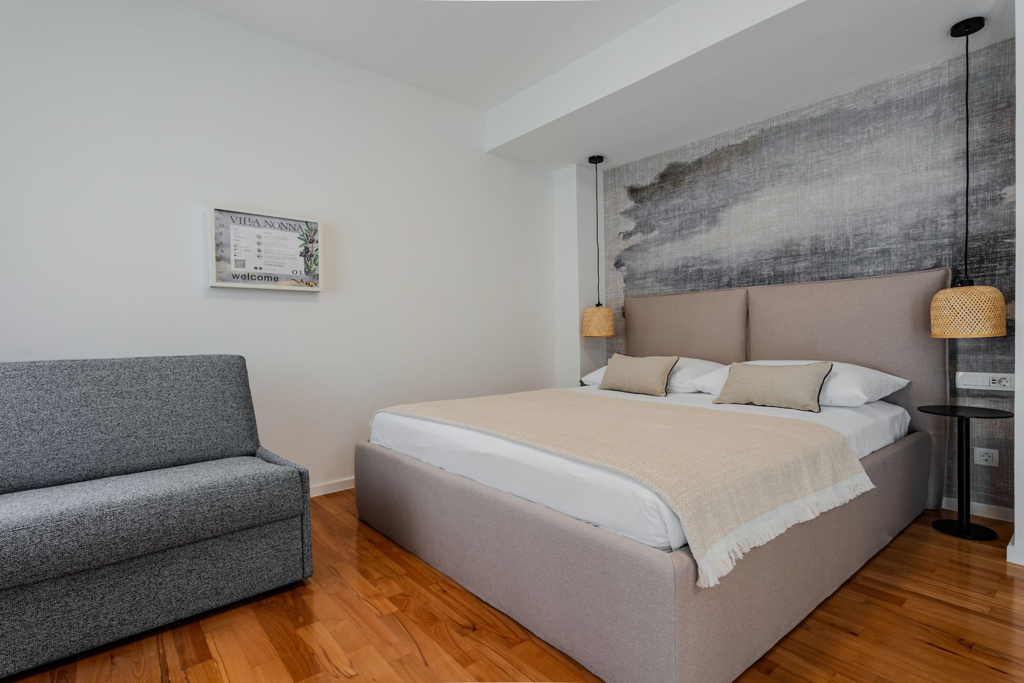 Apartments Nonna - Studio Apartment with Balcony - Chambre