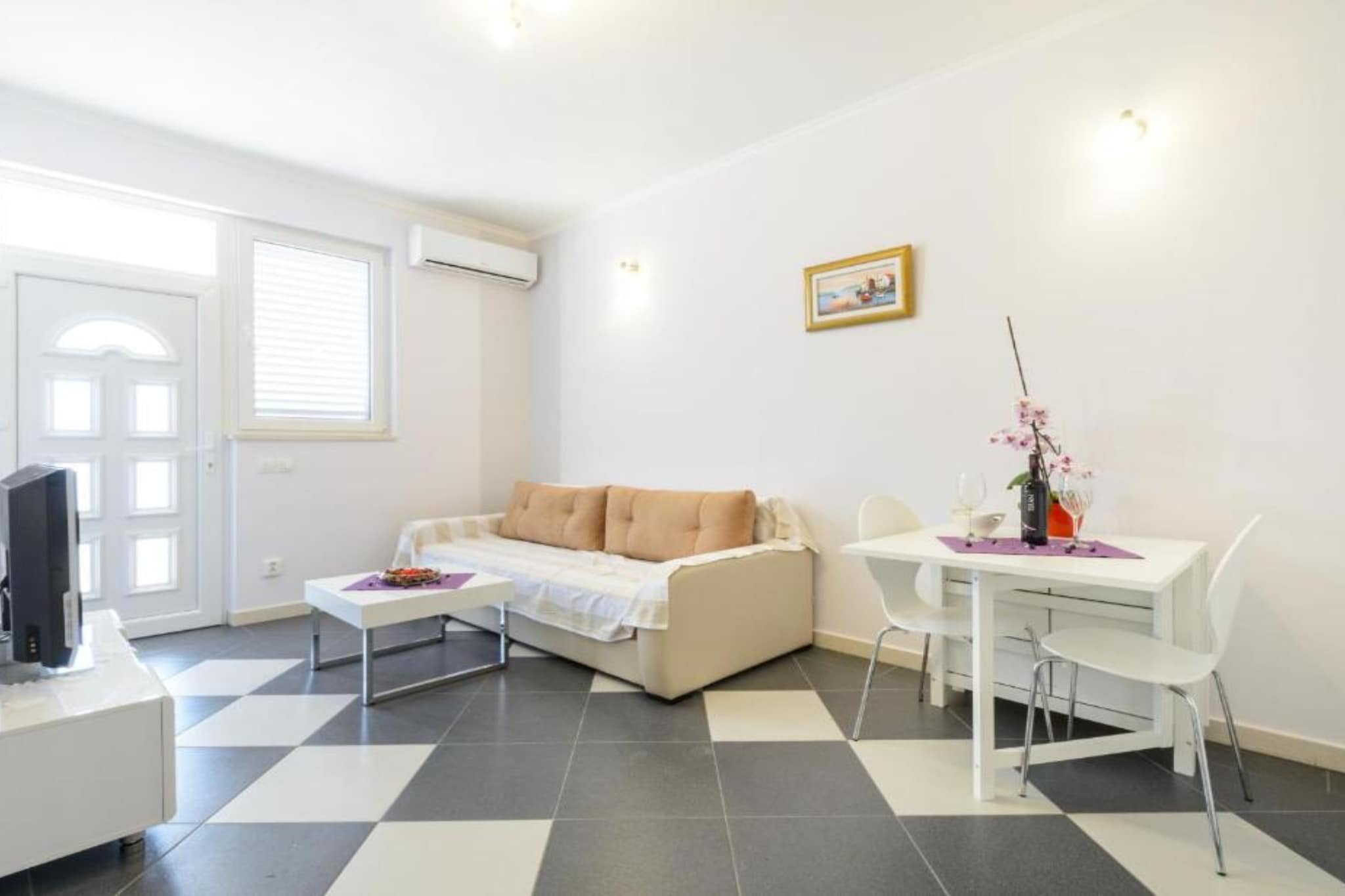 Lumina Sea Apartments Cavtat - Classic One Bedroom Apartment  with Sea View and Terrace - Woonkamer