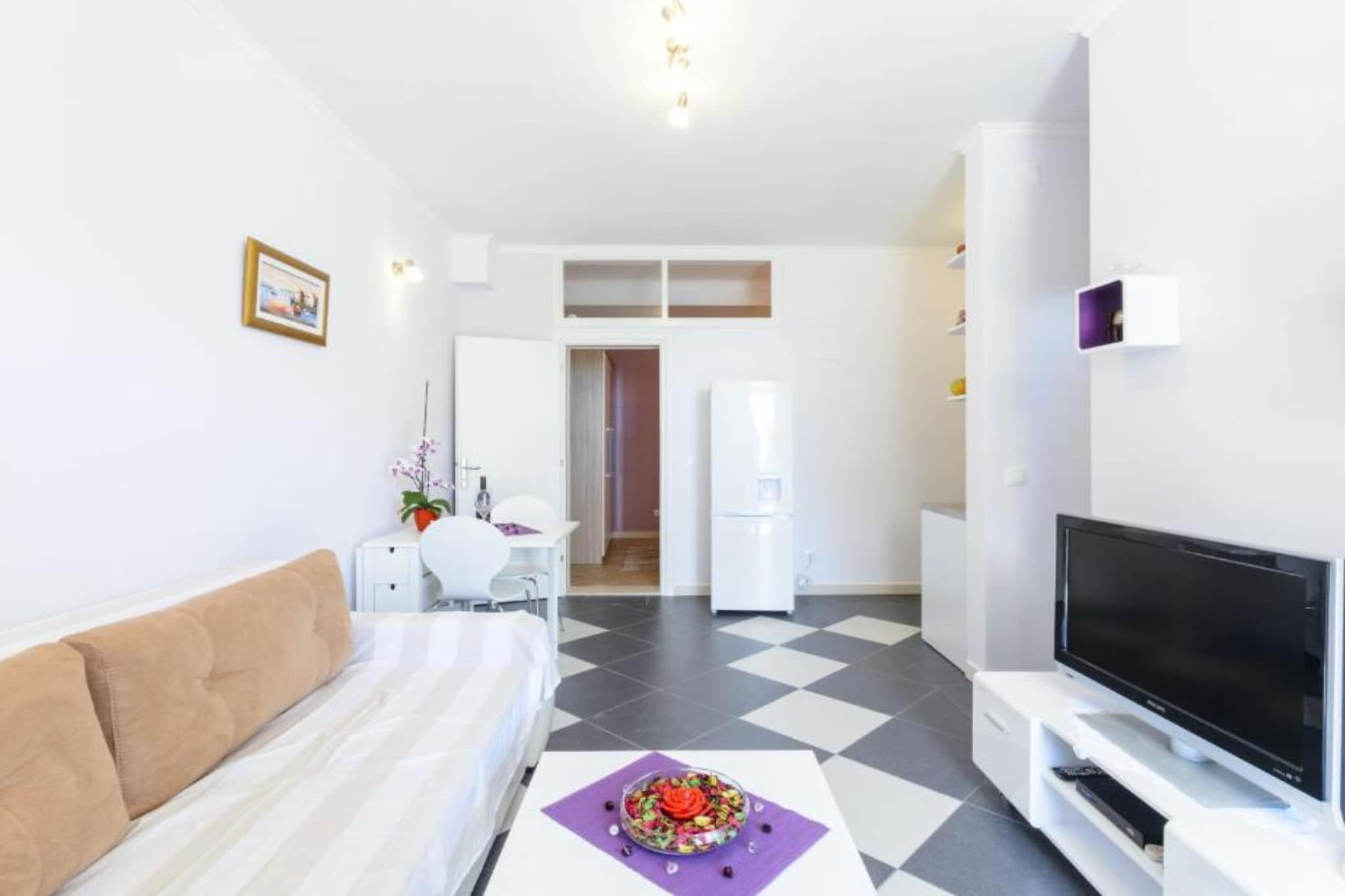 Lumina Sea Apartments Cavtat - Classic One Bedroom Apartment  with Sea View and Terrace - Woonkamer