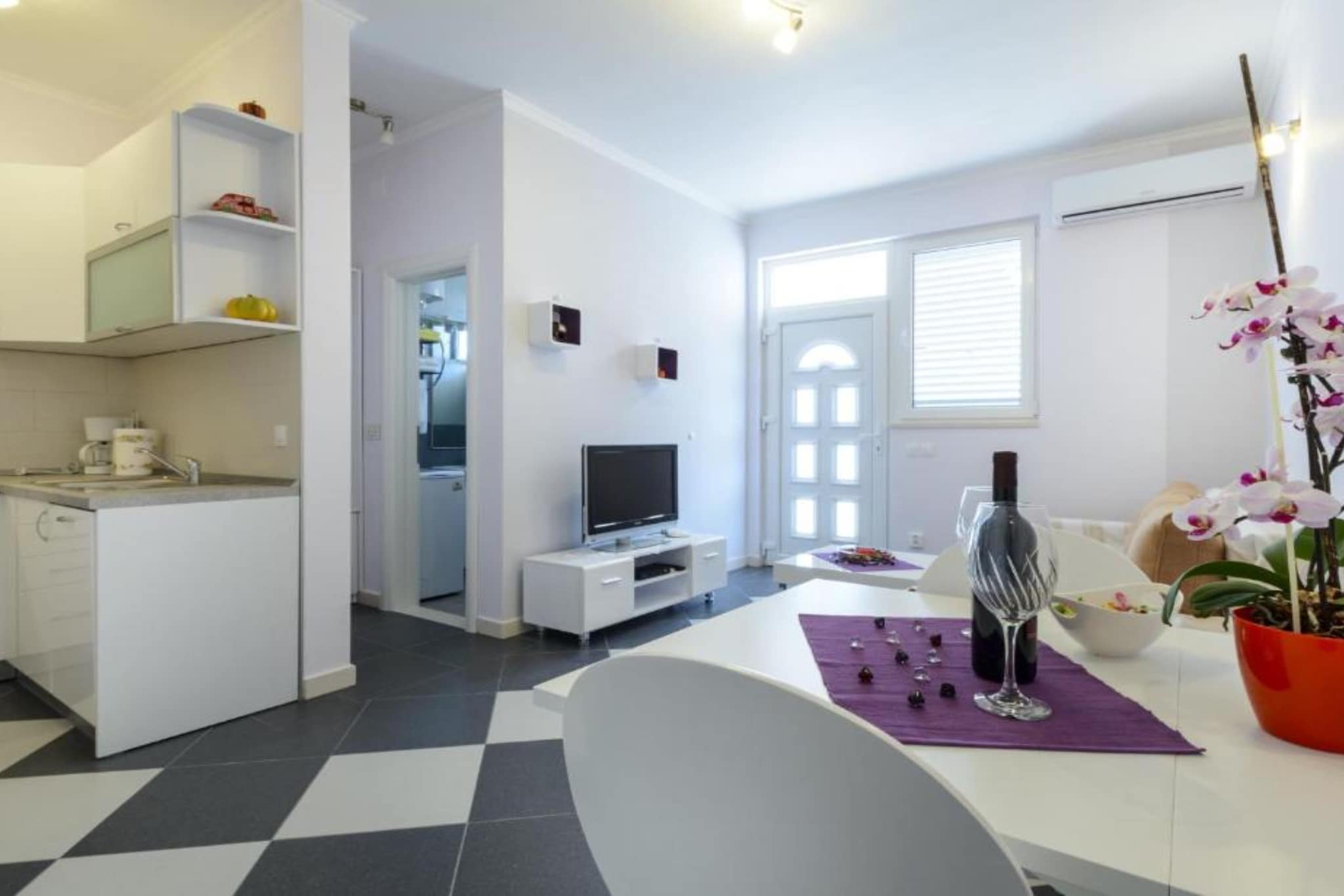 Lumina Sea Apartments Cavtat - Classic One Bedroom Apartment  with Sea View and Terrace - Woonkamer