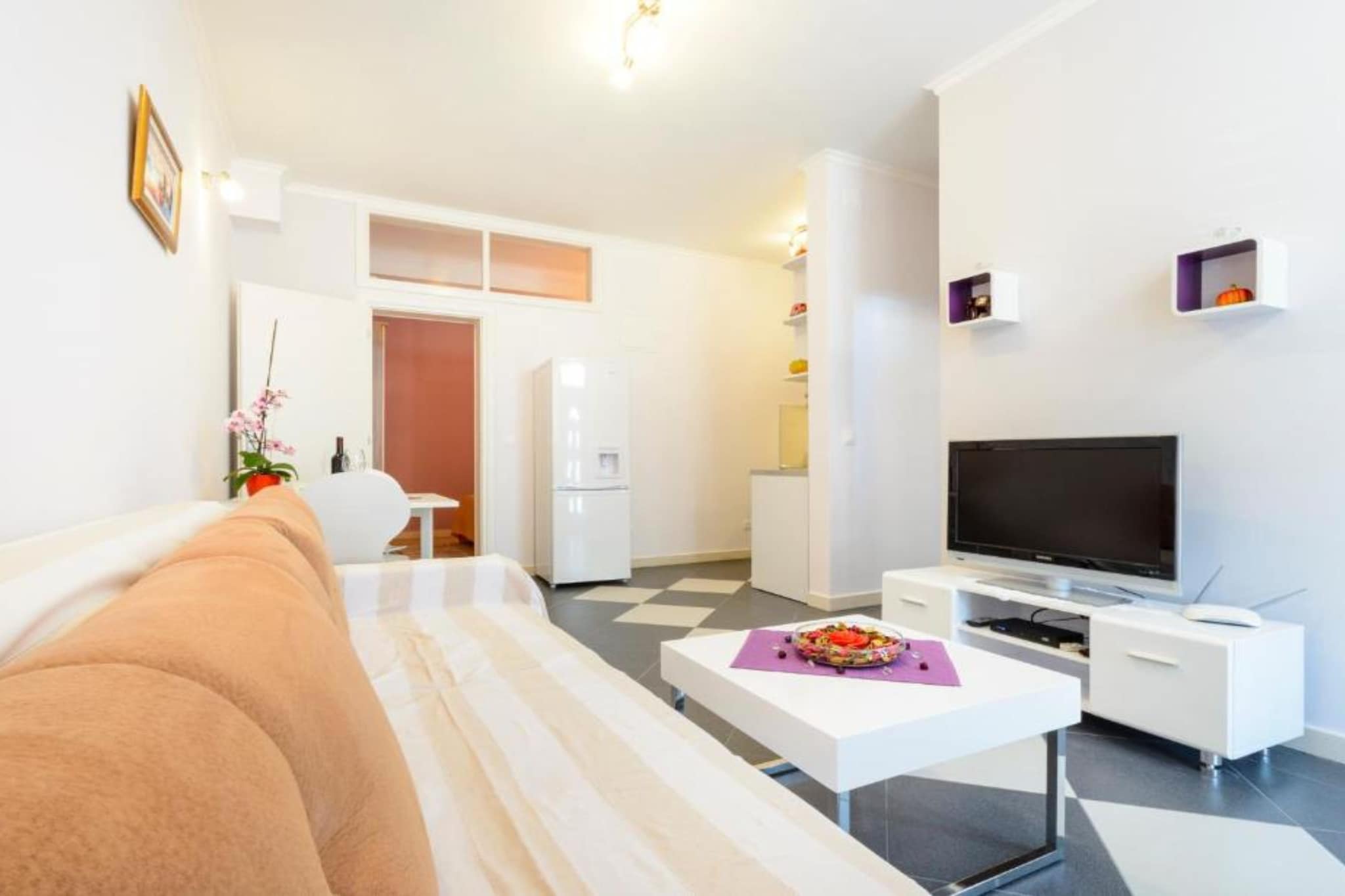 Lumina Sea Apartments Cavtat - Classic One Bedroom Apartment  with Sea View and Terrace - Woonkamer