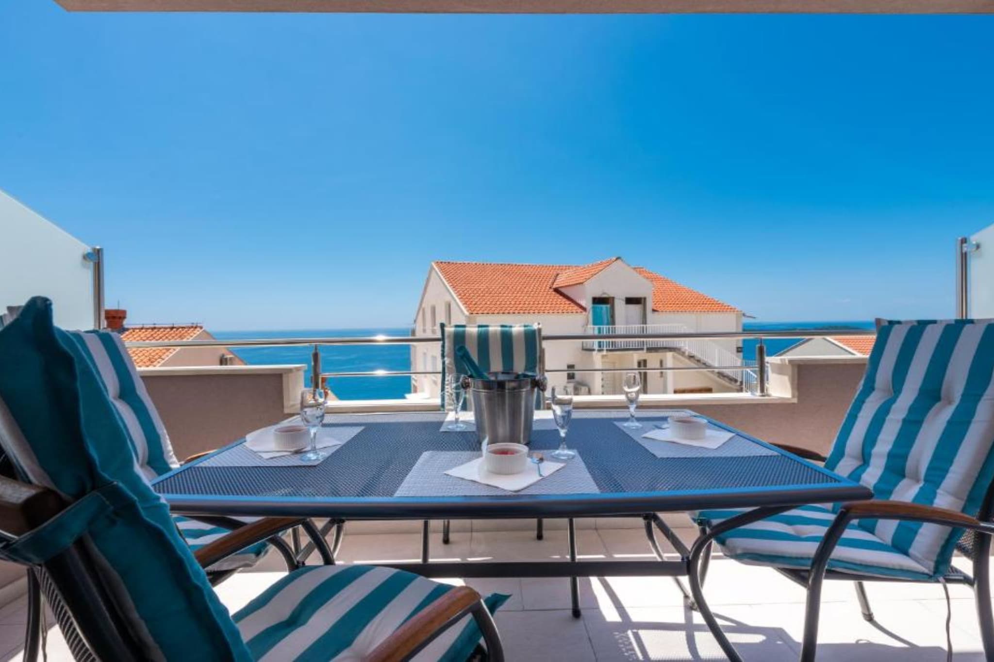 Lumina Sea Apartments Cavtat - Two Bedroom Apartment with Sea View and Terrace - Terras