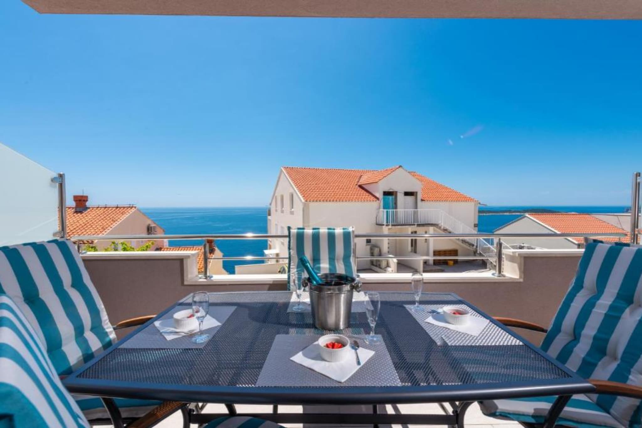 Lumina Sea Apartments Cavtat - Two Bedroom Apartment with Sea View and Terrace - Terras