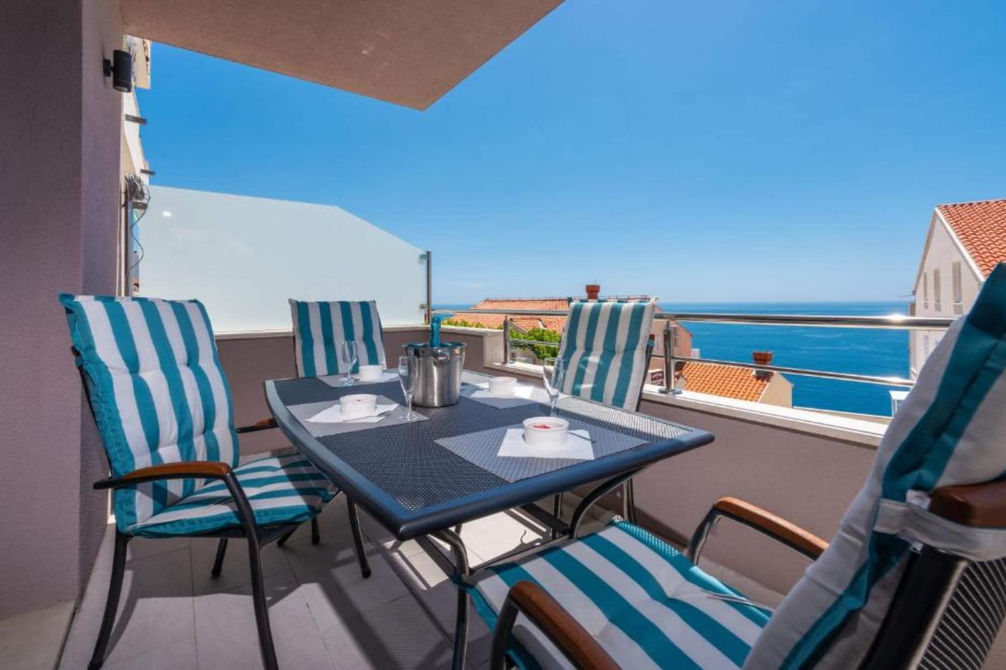 Lumina Sea Apartments Cavtat - Two Bedroom Apartment with Sea View and Terrace - Terras