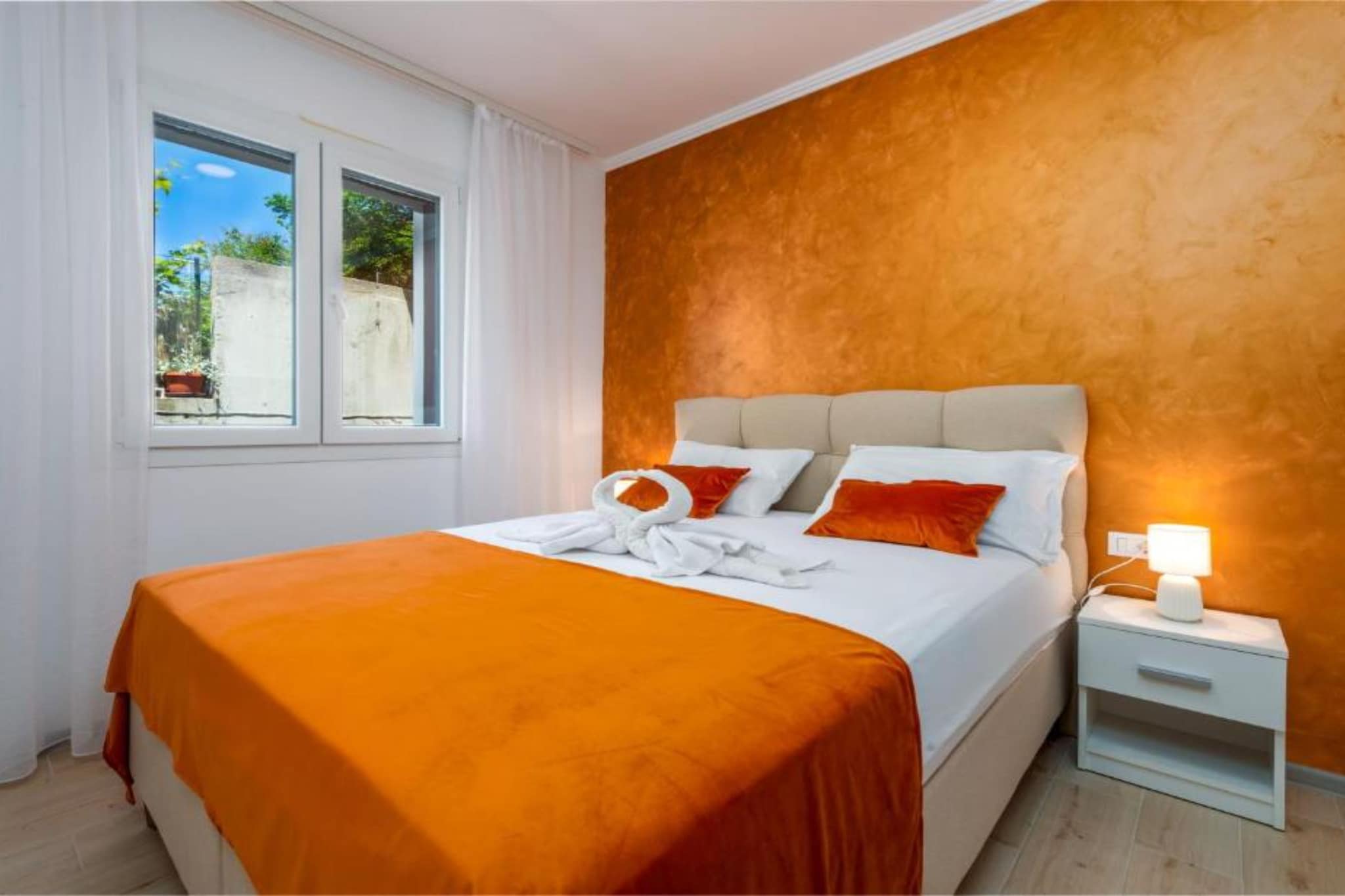 Lumina Sea Apartments Cavtat - Two Bedroom Apartment with Sea View and Terrace - Slaapkamer