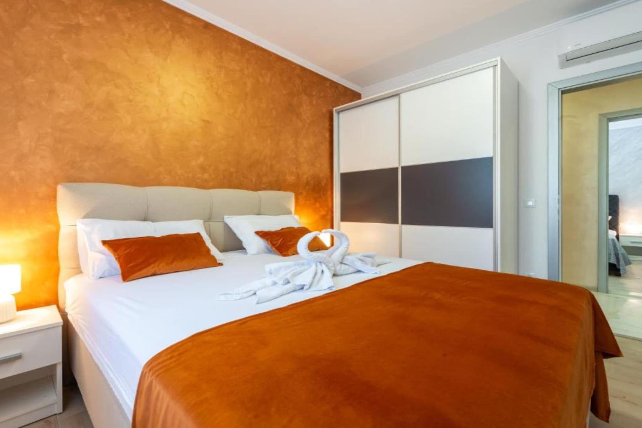 Lumina Sea Apartments Cavtat - Two Bedroom Apartment with Sea View and Terrace - Slaapkamer