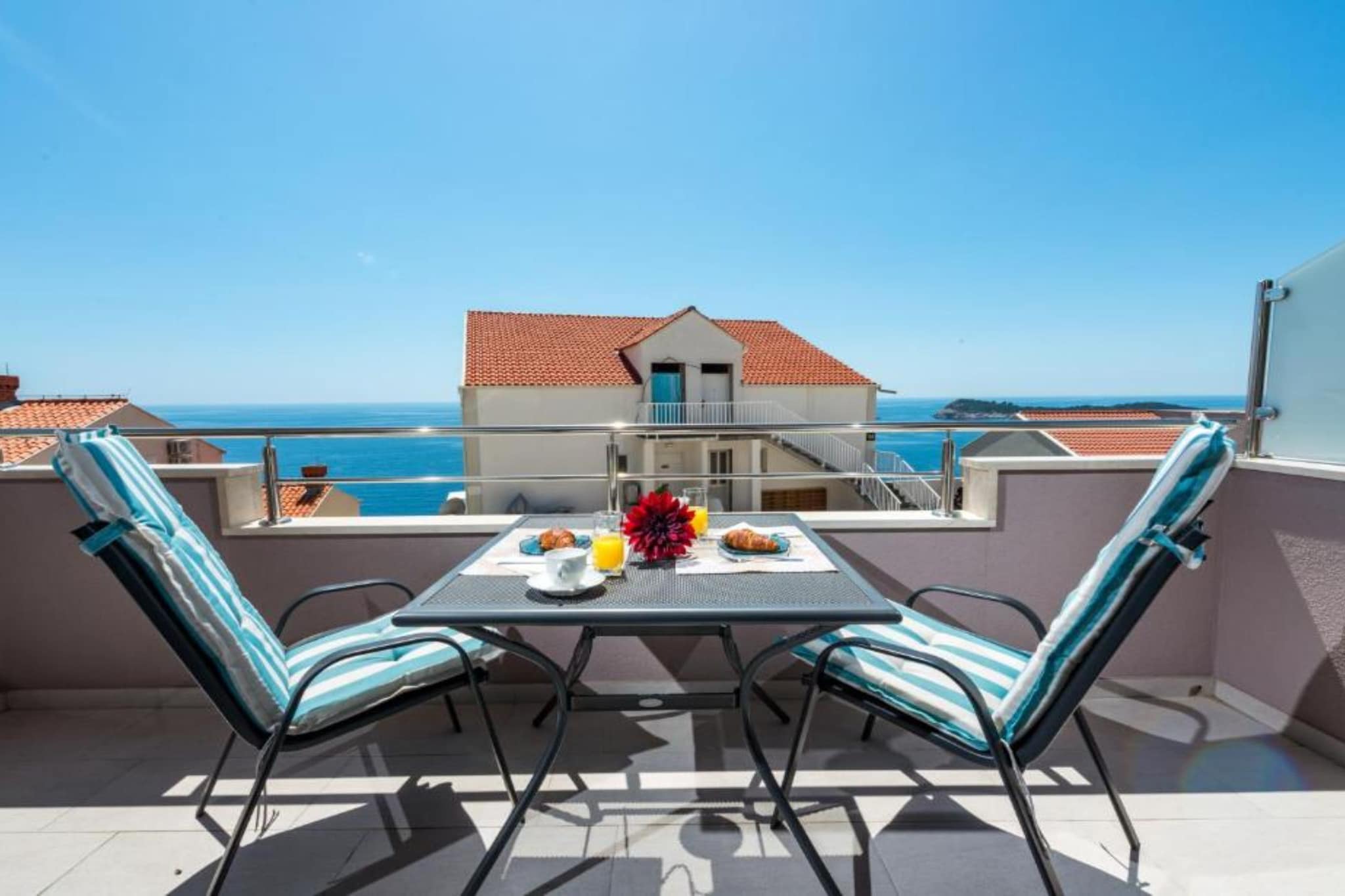 Lumina Sea Apartments Cavtat - Superior One Bedroom Apartment with Sea View and Terrace - Terras