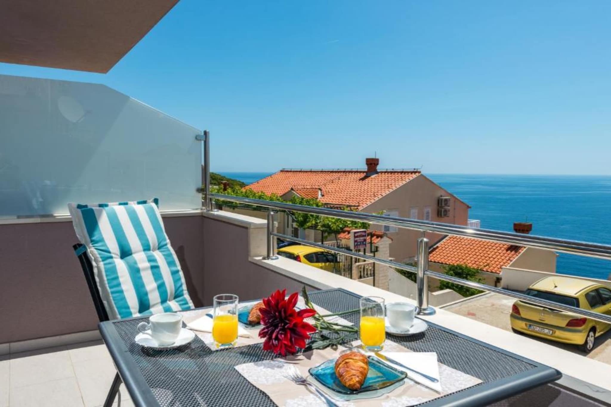 Lumina Sea Apartments Cavtat - Superior One Bedroom Apartment with Sea View and Terrace - Terras