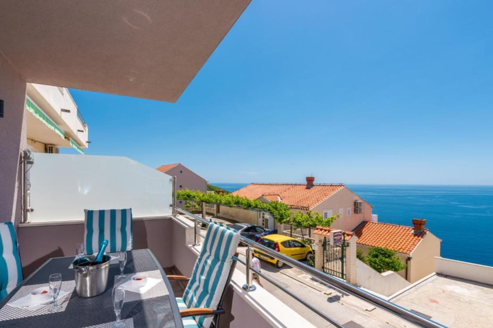 Lumina Sea Apartments Cavtat - Superior One Bedroom Apartment with Sea View and Terrace - Terras