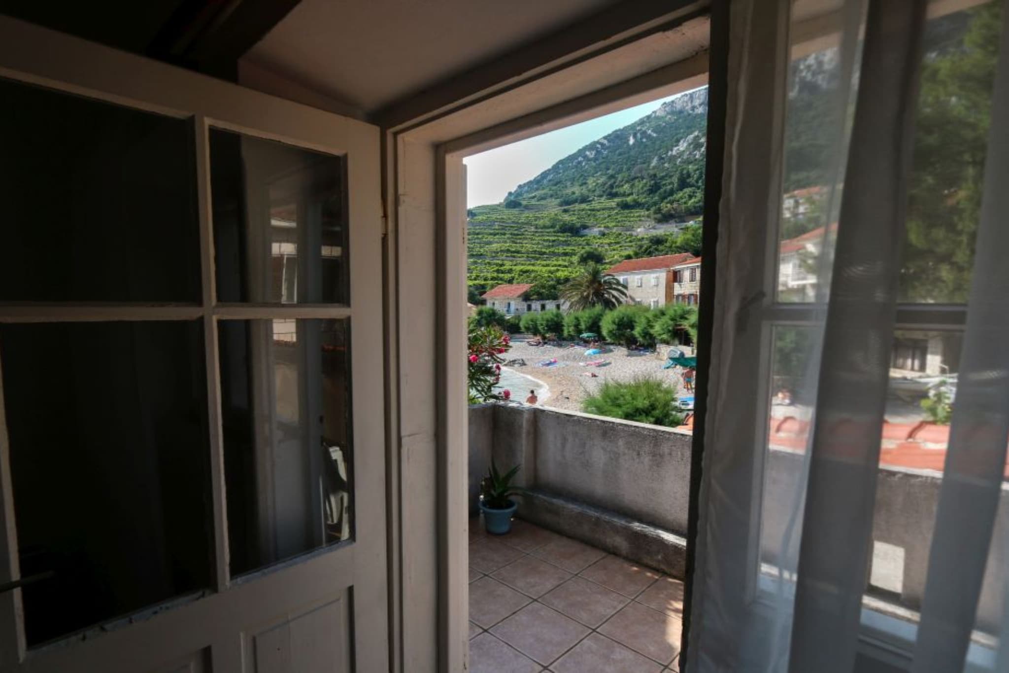 Apartments Trojanović - Three Bedroom Apartment  with Sea View and Balcony - Slaapkamer