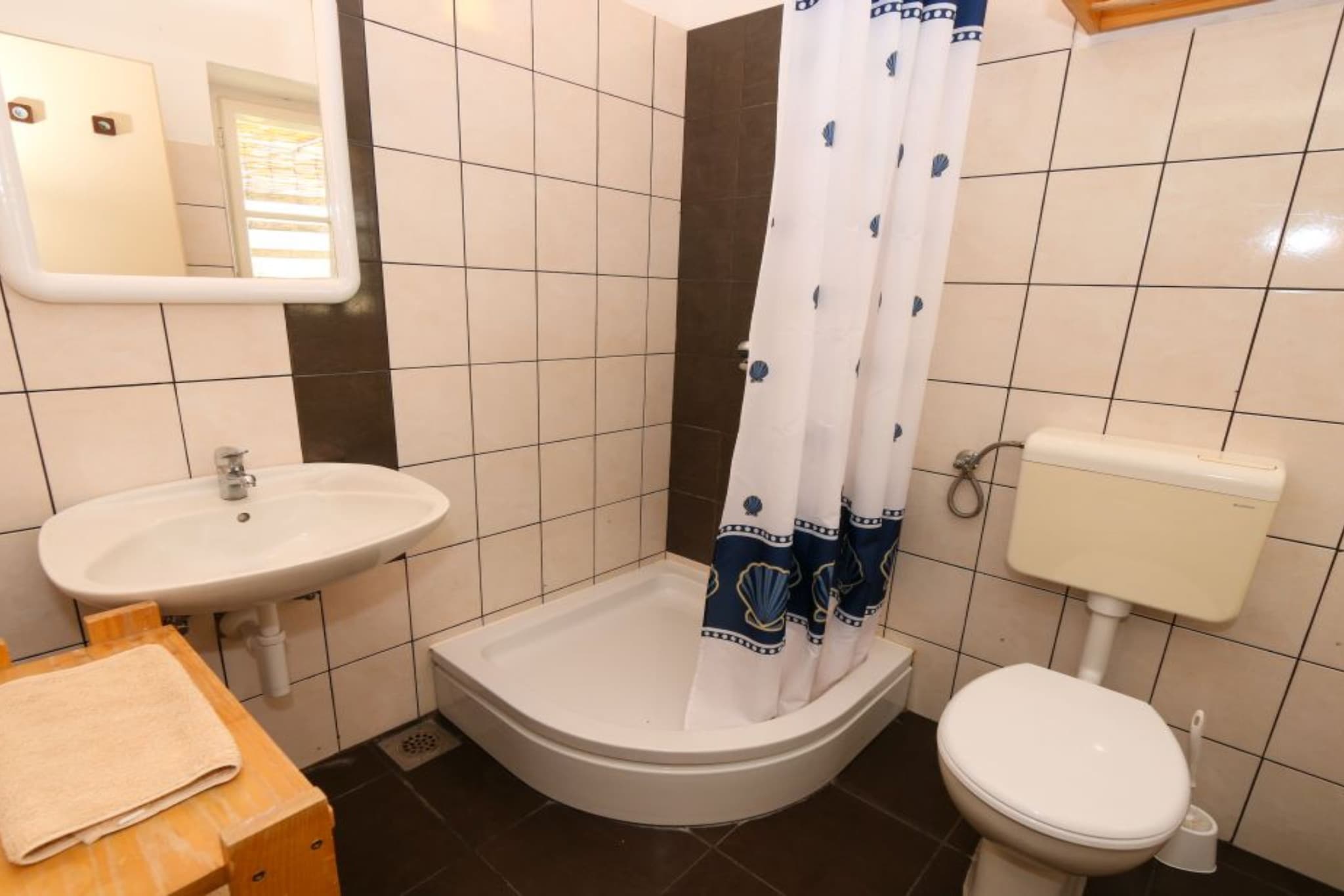 Apartments Trojanović - Three Bedroom Apartment  with Sea View and Balcony - Badkamer