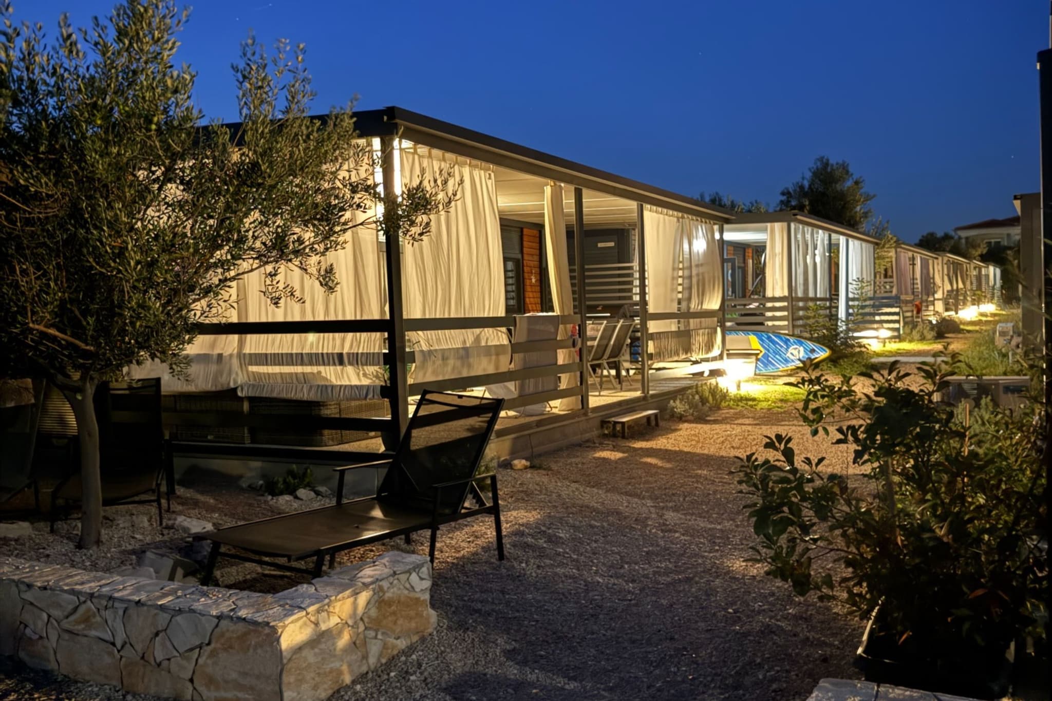 Mobile Home Paradise - Two Bedroom Mobile Home with Terrace - Buitenlucht