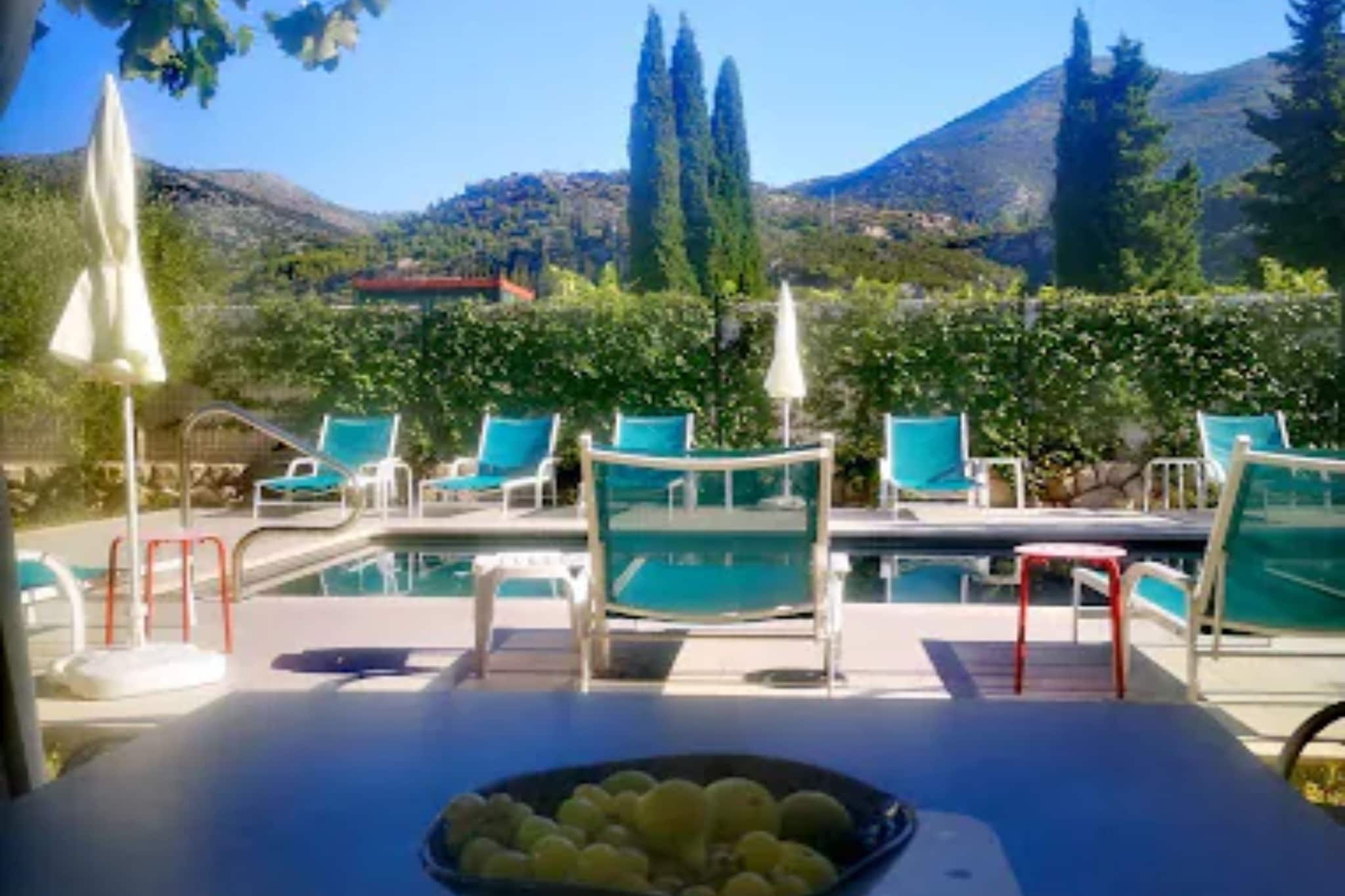 Villa Dube Slano Guest House - Superior One Bedroom Apartment with Sea View and Terrace - Zwembad