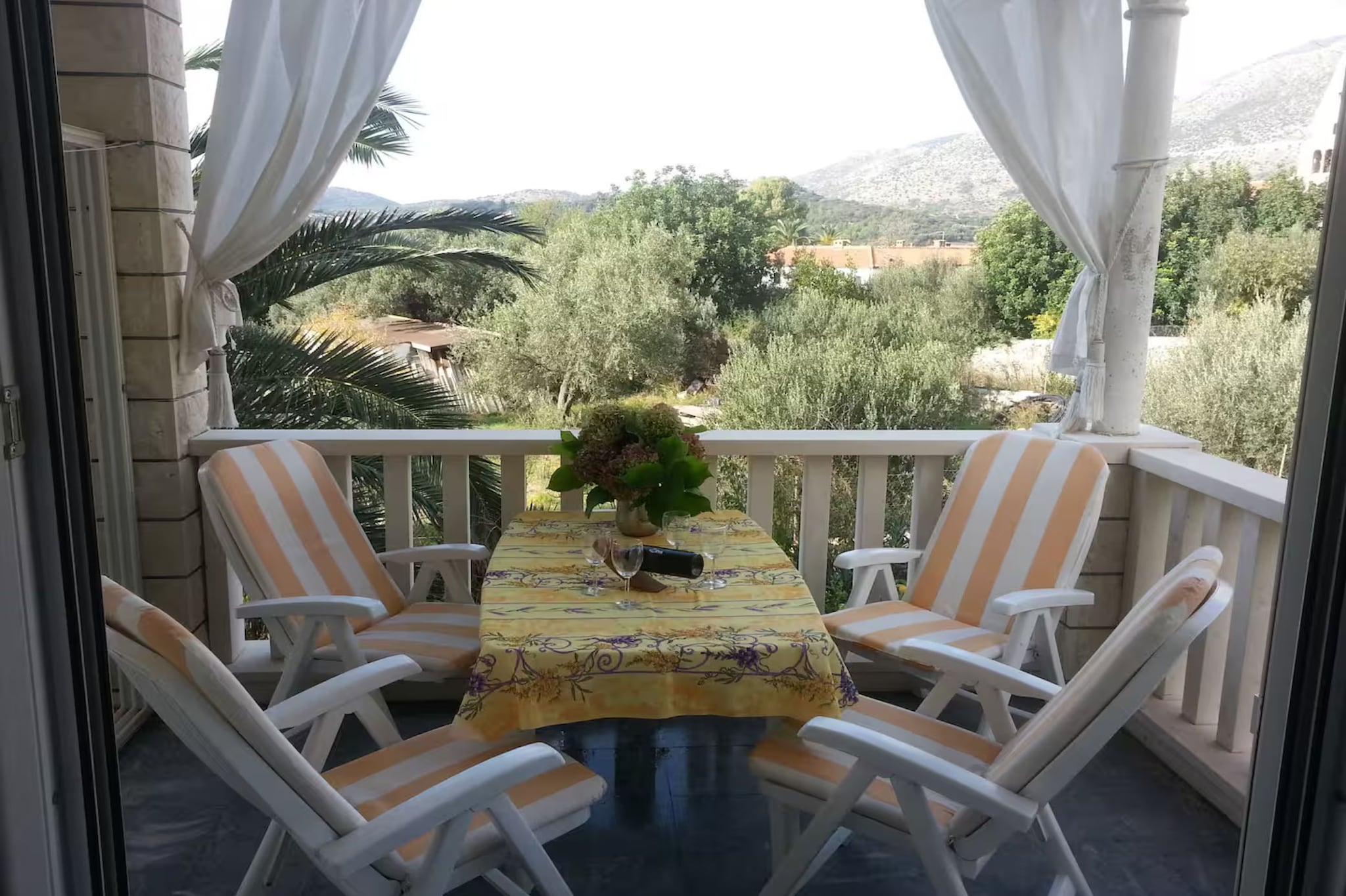 Villa Dube Slano Guest House - One Bedroom Apartment with Sea View and Terrace - Terras
