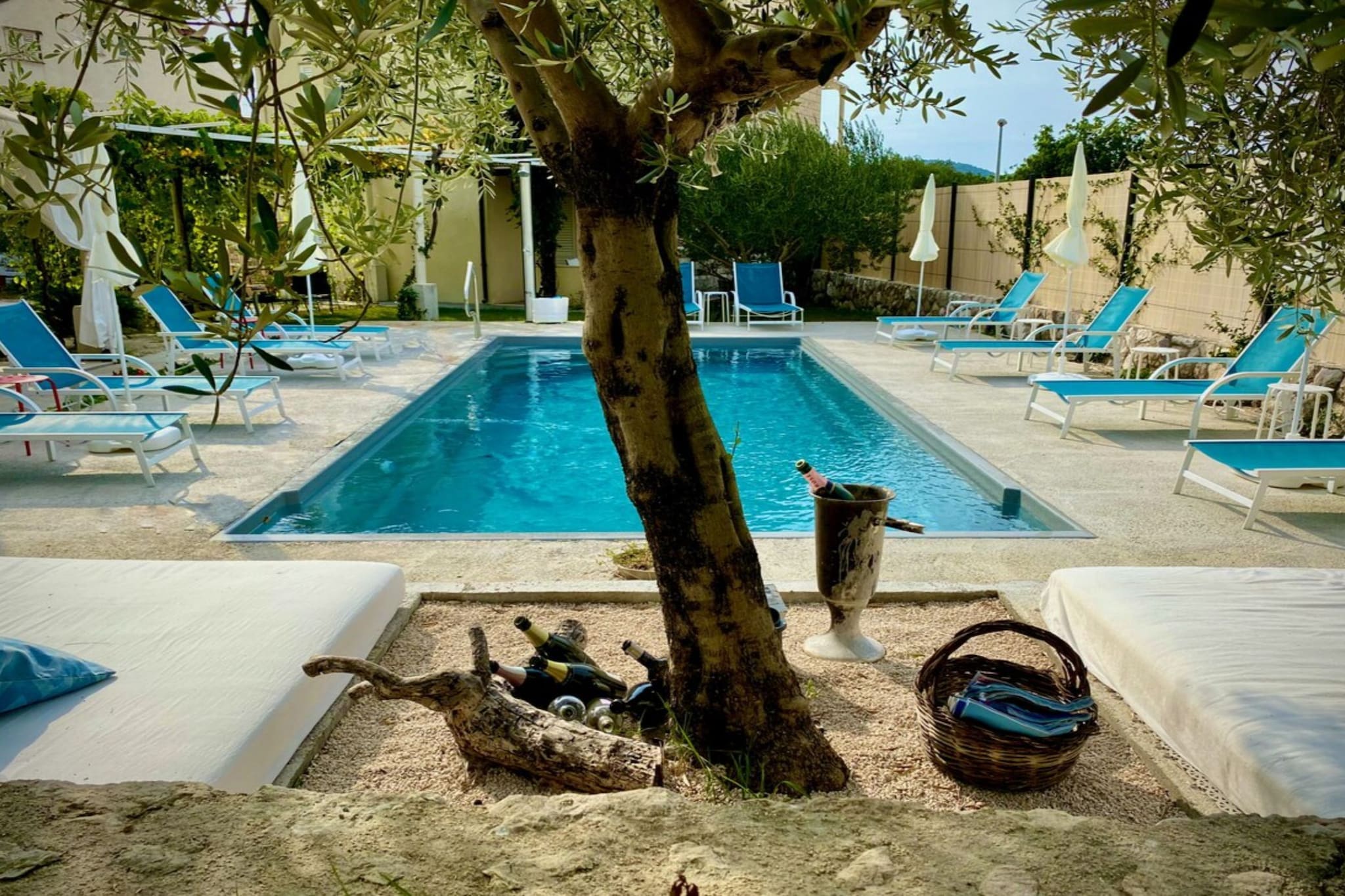 Villa Dube Slano Guest House - One Bedroom Apartment with Sea View and Terrace - Zwembad