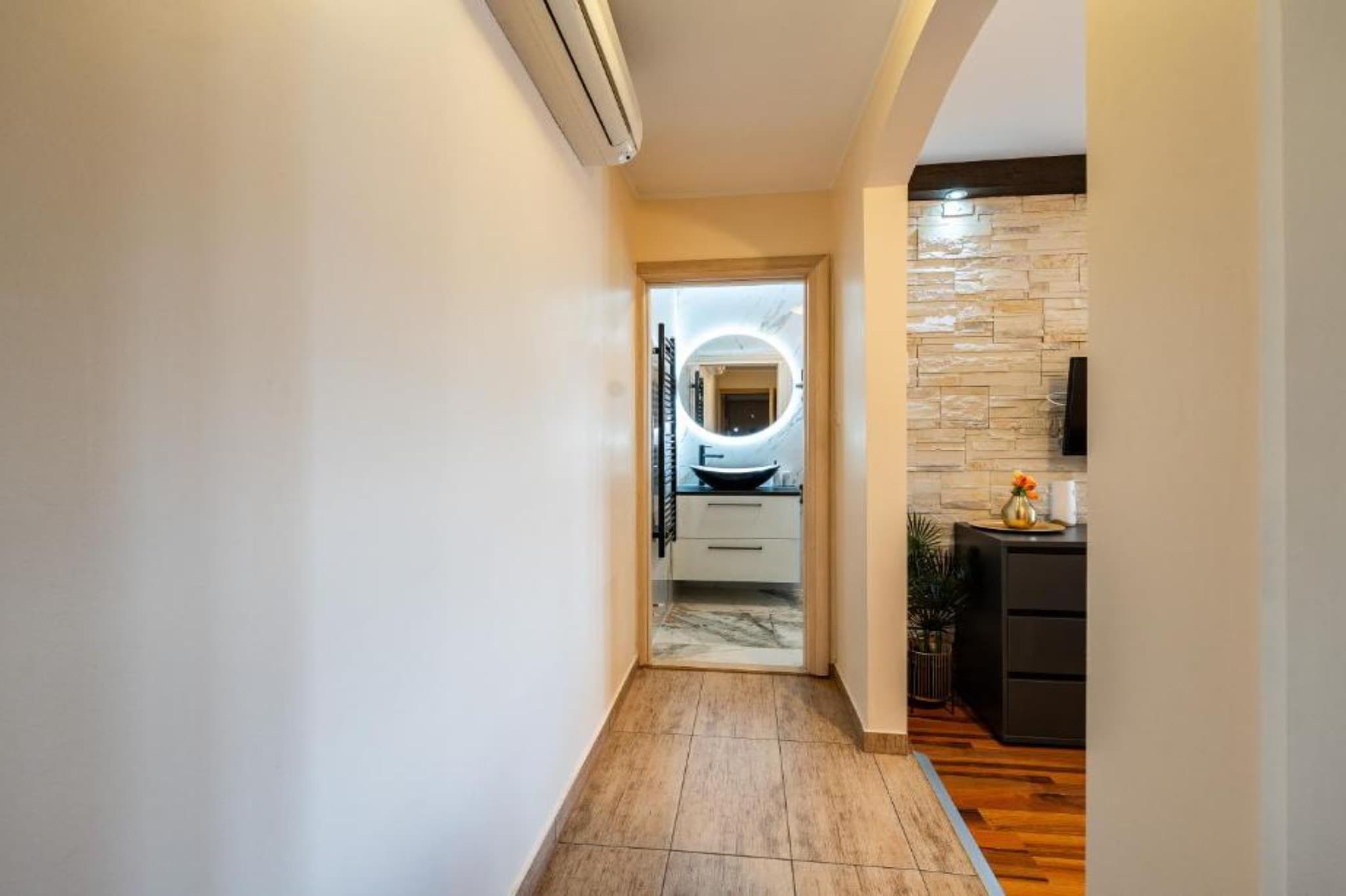 Bračić Premium Apartments with Outdoor Pool and Sauna - Studio Apartment  with Balcony - Schlafzimmer