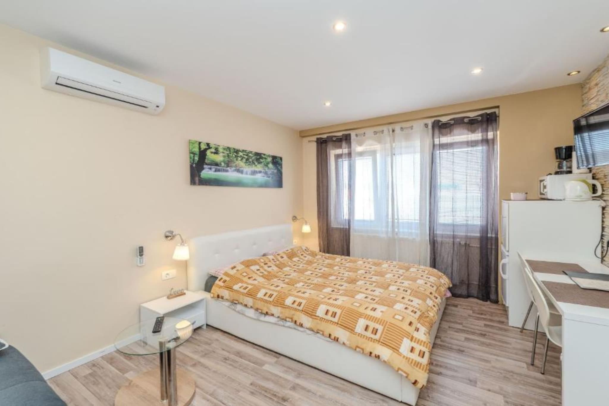 Bračić Premium Apartments with Outdoor Pool and Sauna - Quadruple Room - Slaapkamer