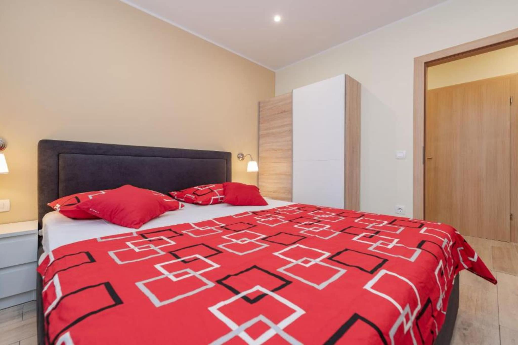Bračić Premium Apartments with Outdoor Pool and Sauna - Superior Two Bedroom Apartment with Terrace - Slaapkamer
