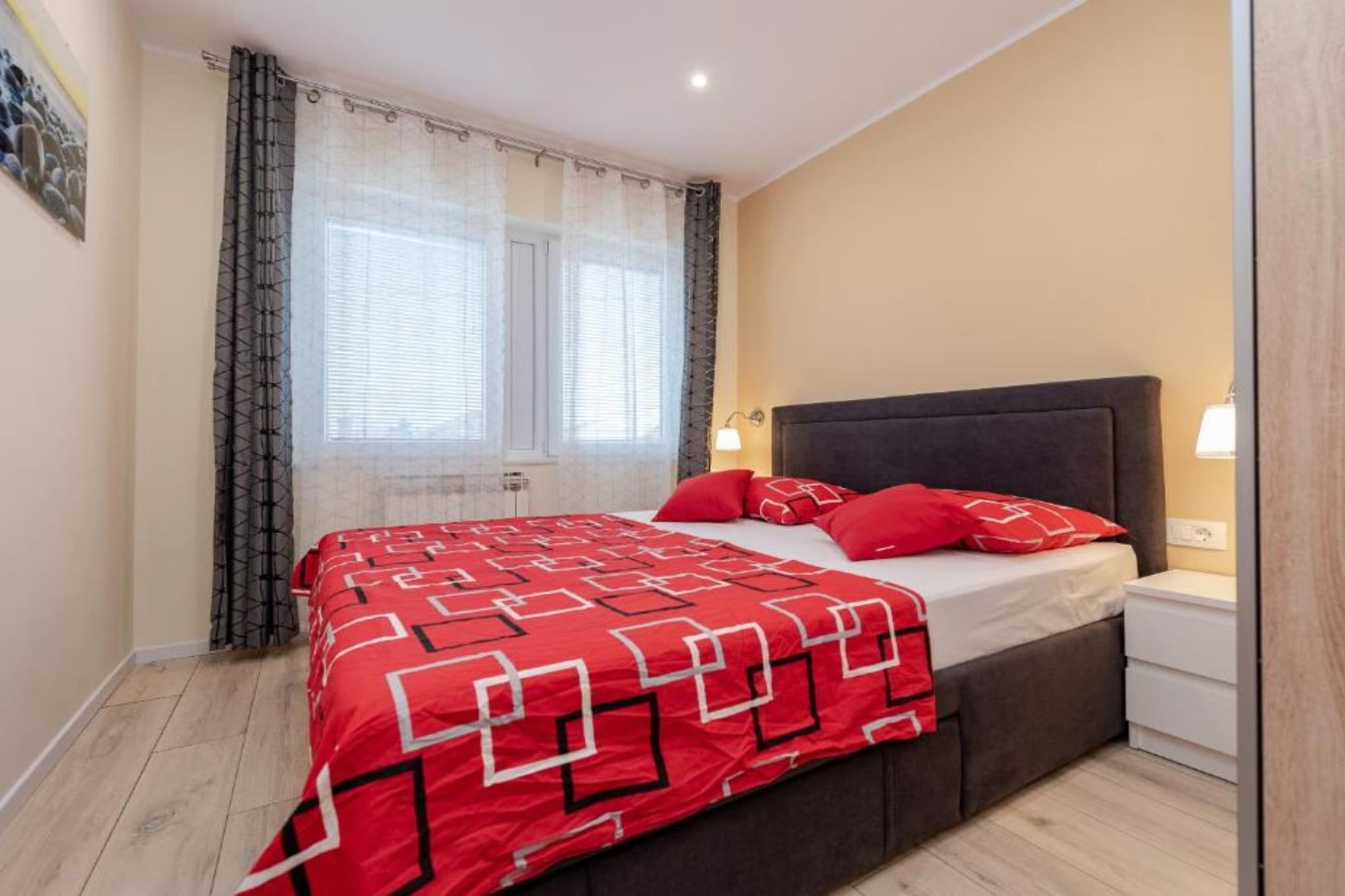 Bračić Premium Apartments with Outdoor Pool and Sauna - Superior Two Bedroom Apartment with Terrace - Slaapkamer