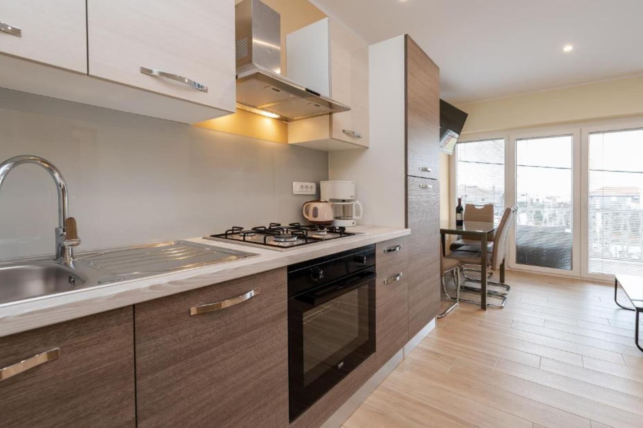 Bračić Premium Apartments with Outdoor Pool and Sauna - Superior Two Bedroom Apartment with Terrace - Keuken