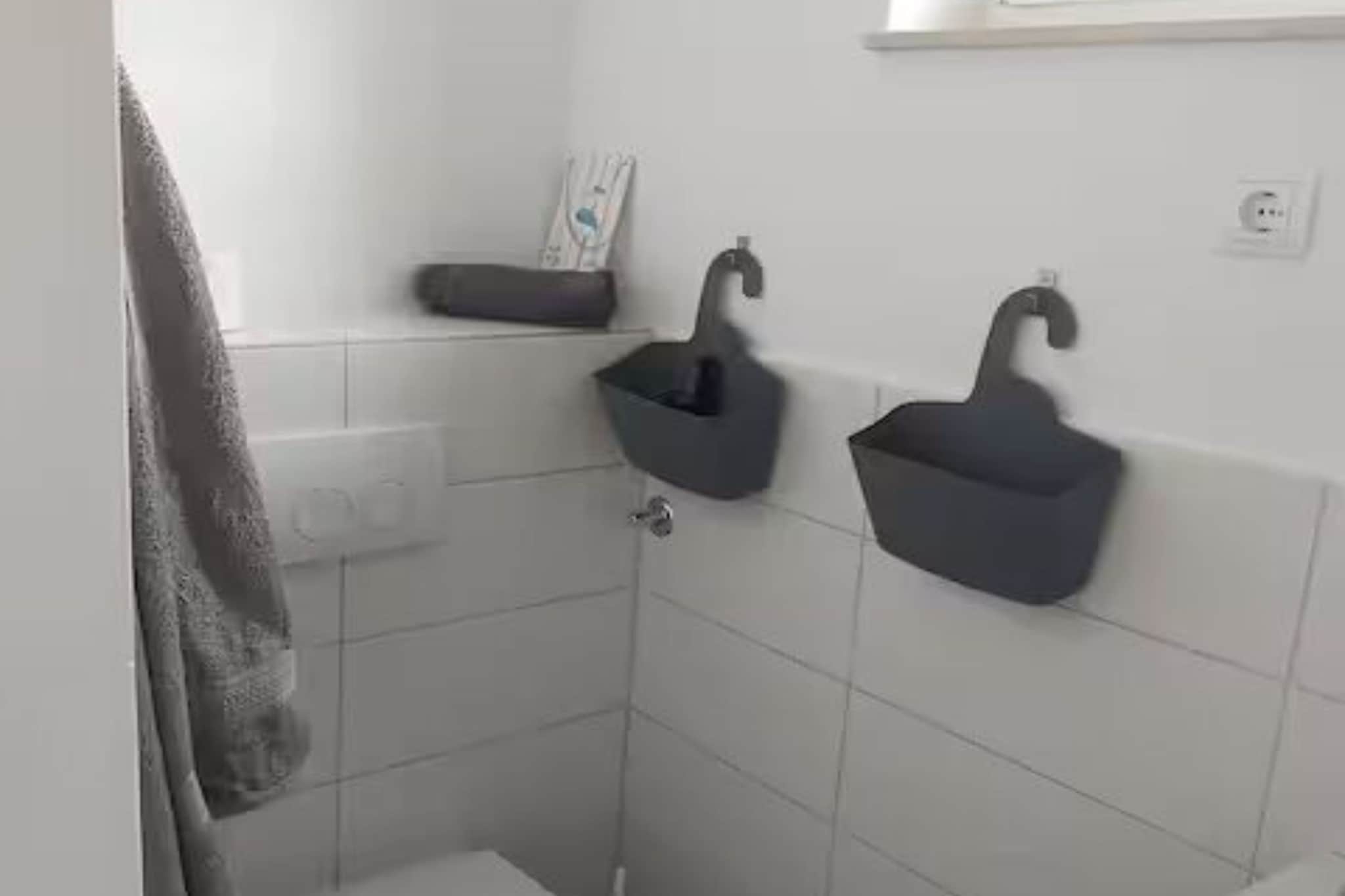 Villa Meeresblick  - Studio Apartment with Terrace and Sea View - Bathroom