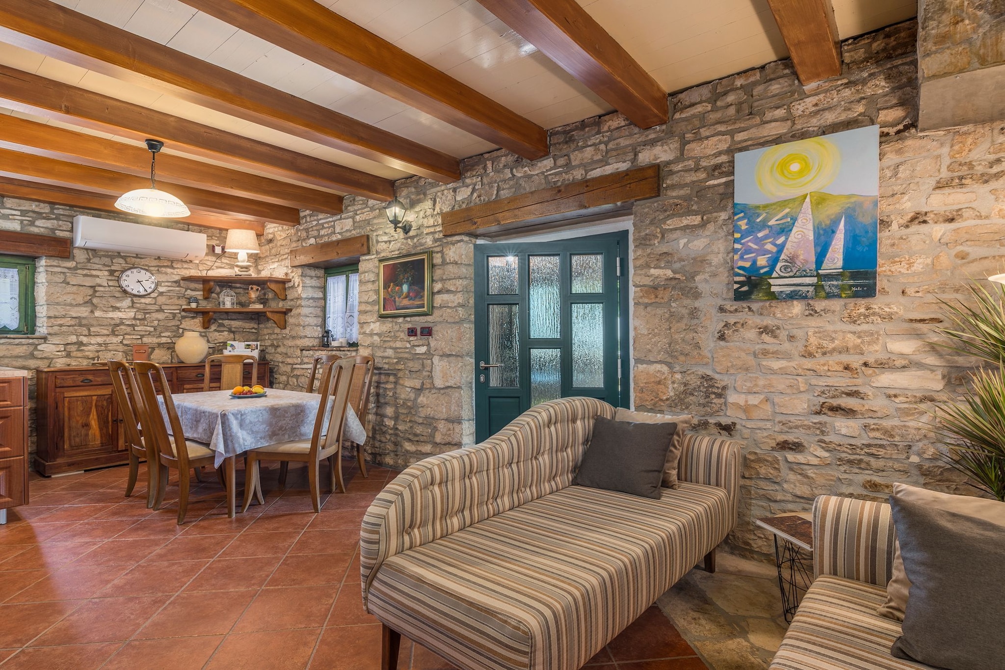 Rustical Stone House Kanfanar with Pool - Two Bedroom Holiday Home with Pool
