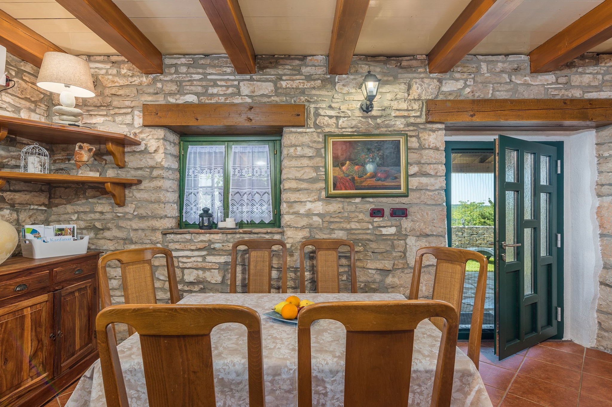 Rustical Stone House Kanfanar with Pool - Two Bedroom Holiday Home with Pool