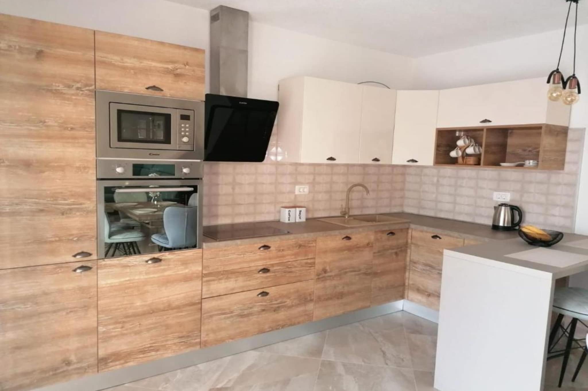 Apartment Penthouse Ivan- Two Bedroom Apartment  with Rooftop Swimming Pool - Keuken