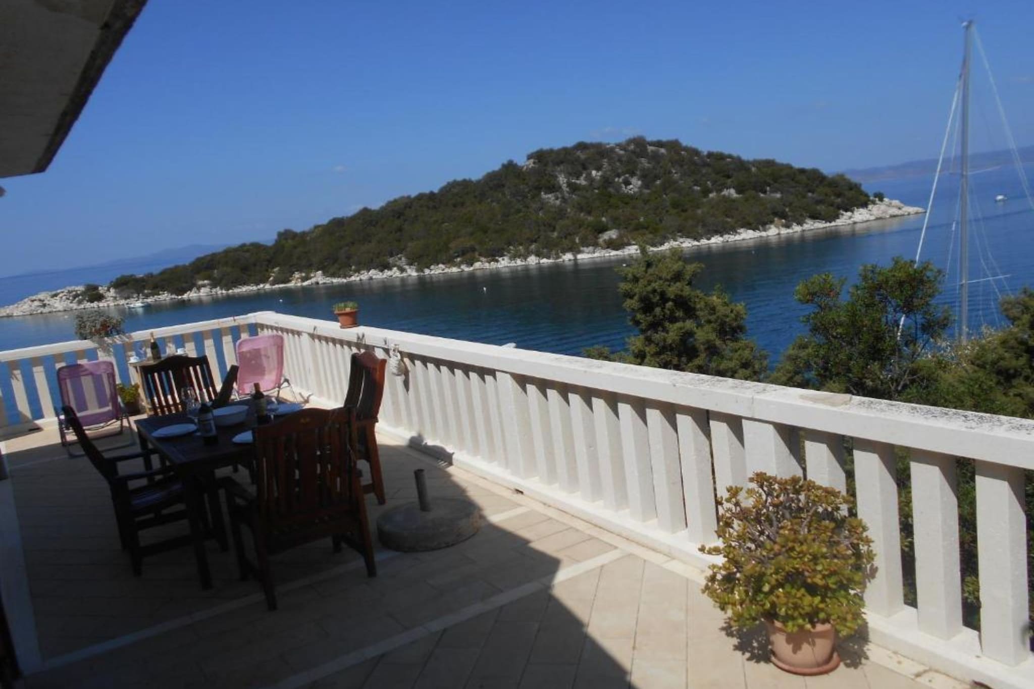 Studio Apartment with Terrace and Sea View  (2) - Terrasbalkon