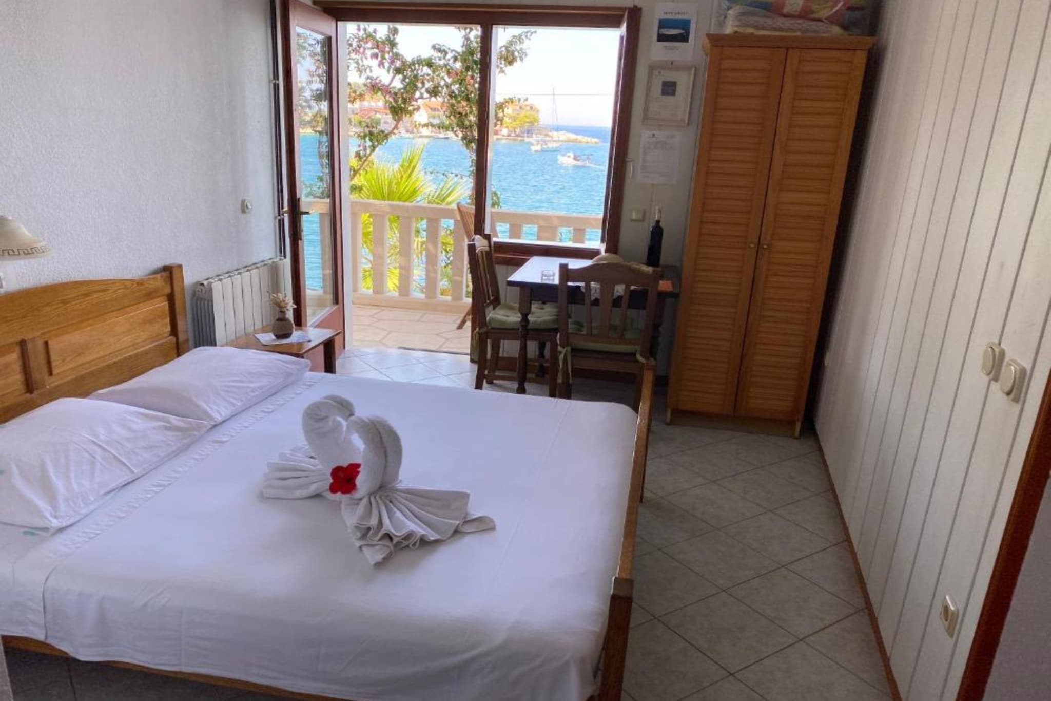 Studio Apartment President - One Bedroom Apartment with Terrace and Sea View(5) - Slaapkamer