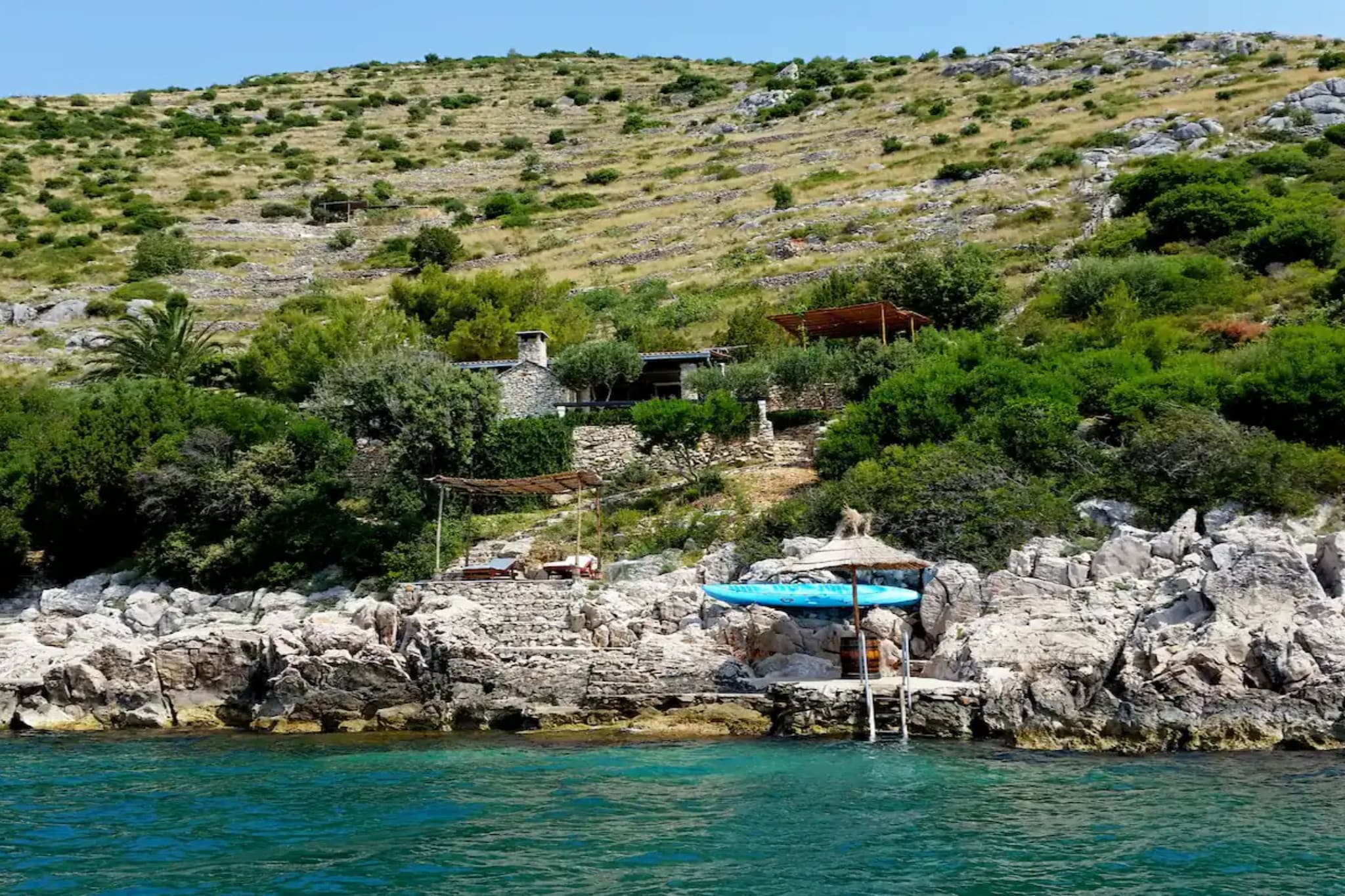 Robinson House Roko - Two Bedroom House with Terrace and Sea View - Terrasse / balcon