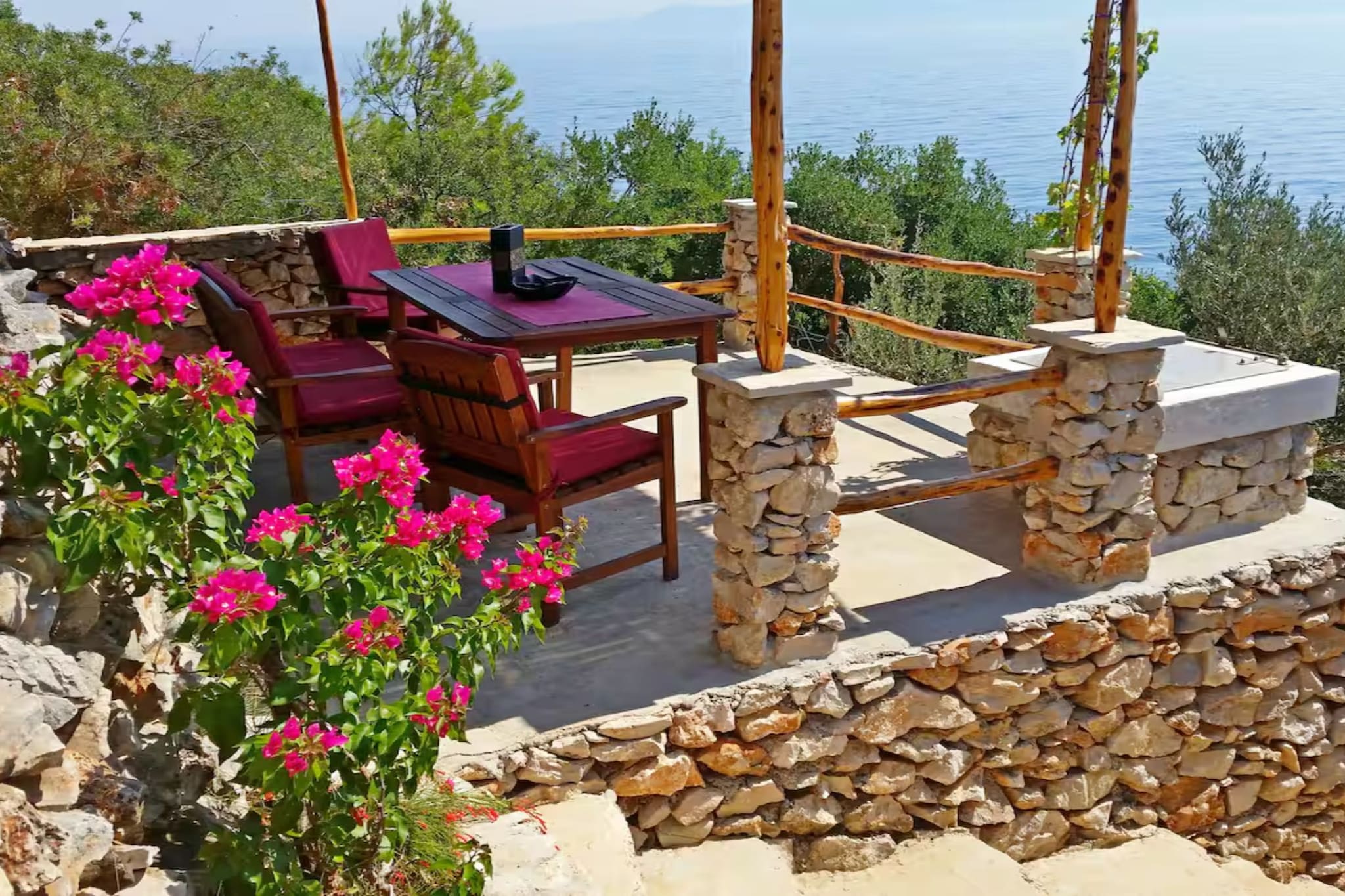 Robinson House Roko - Two Bedroom House with Terrace and Sea View - Terrasse / balcon