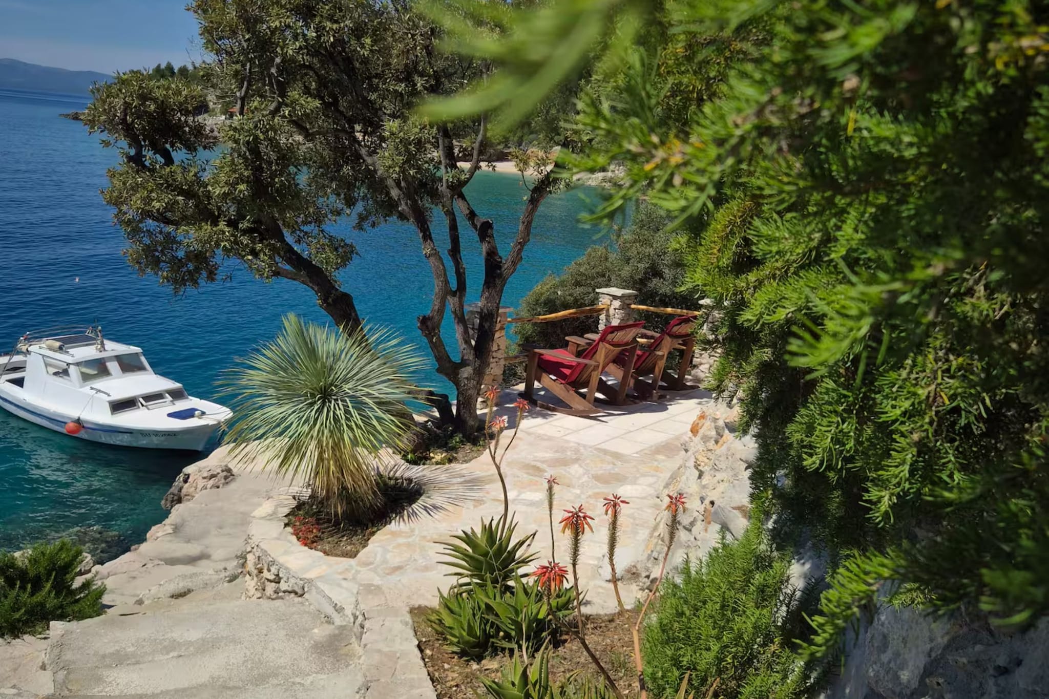 Robinson House Roko - Two Bedroom House with Terrace and Sea View - Terrasse / balcon
