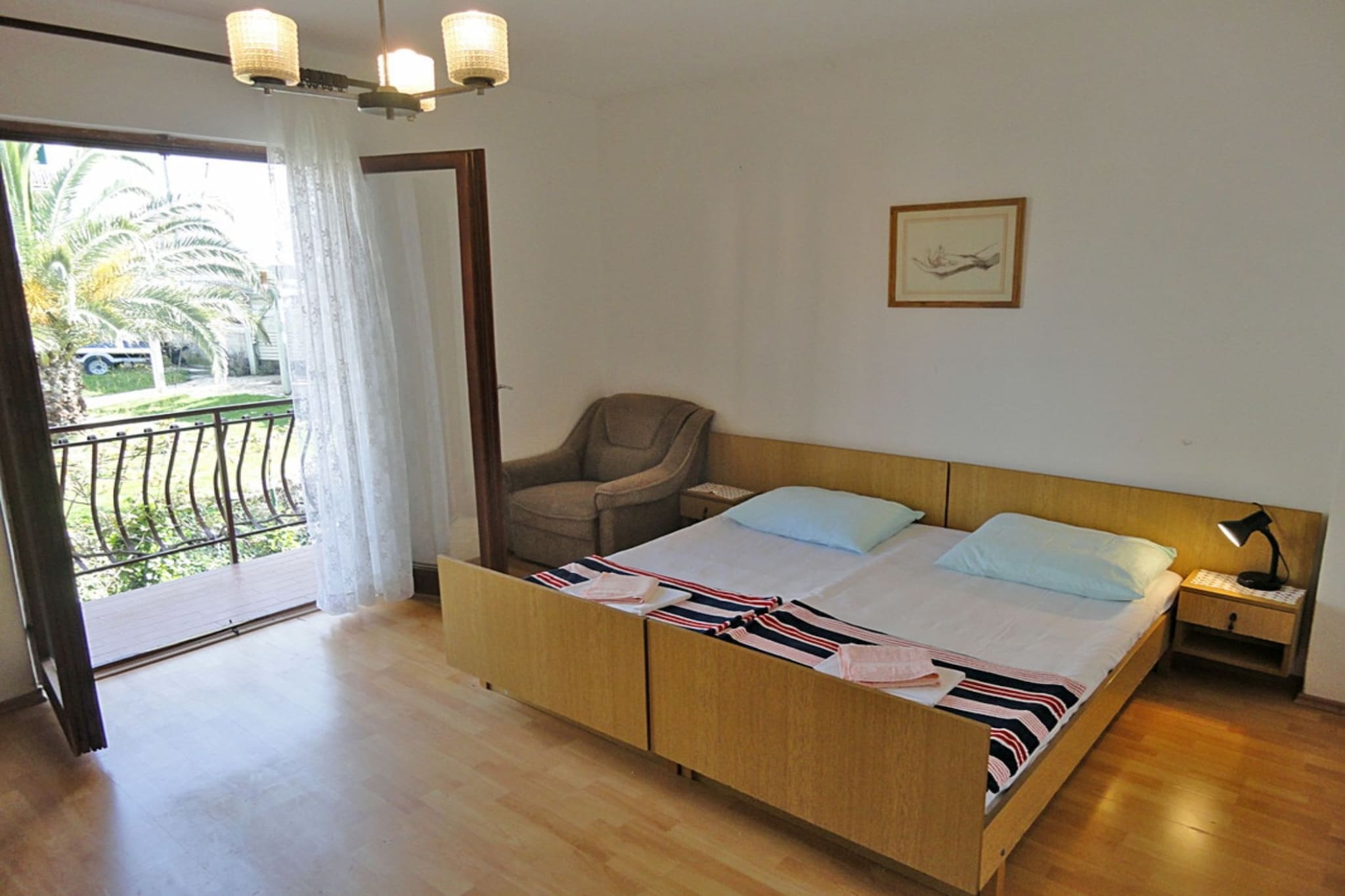 Villa Matan - Two Bedroom Apartment with Sea View  (A) - Chambre