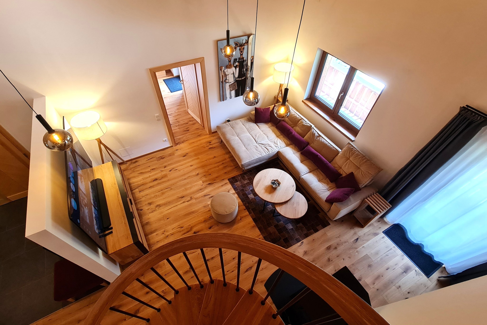 Chalet Rehblick - Living room