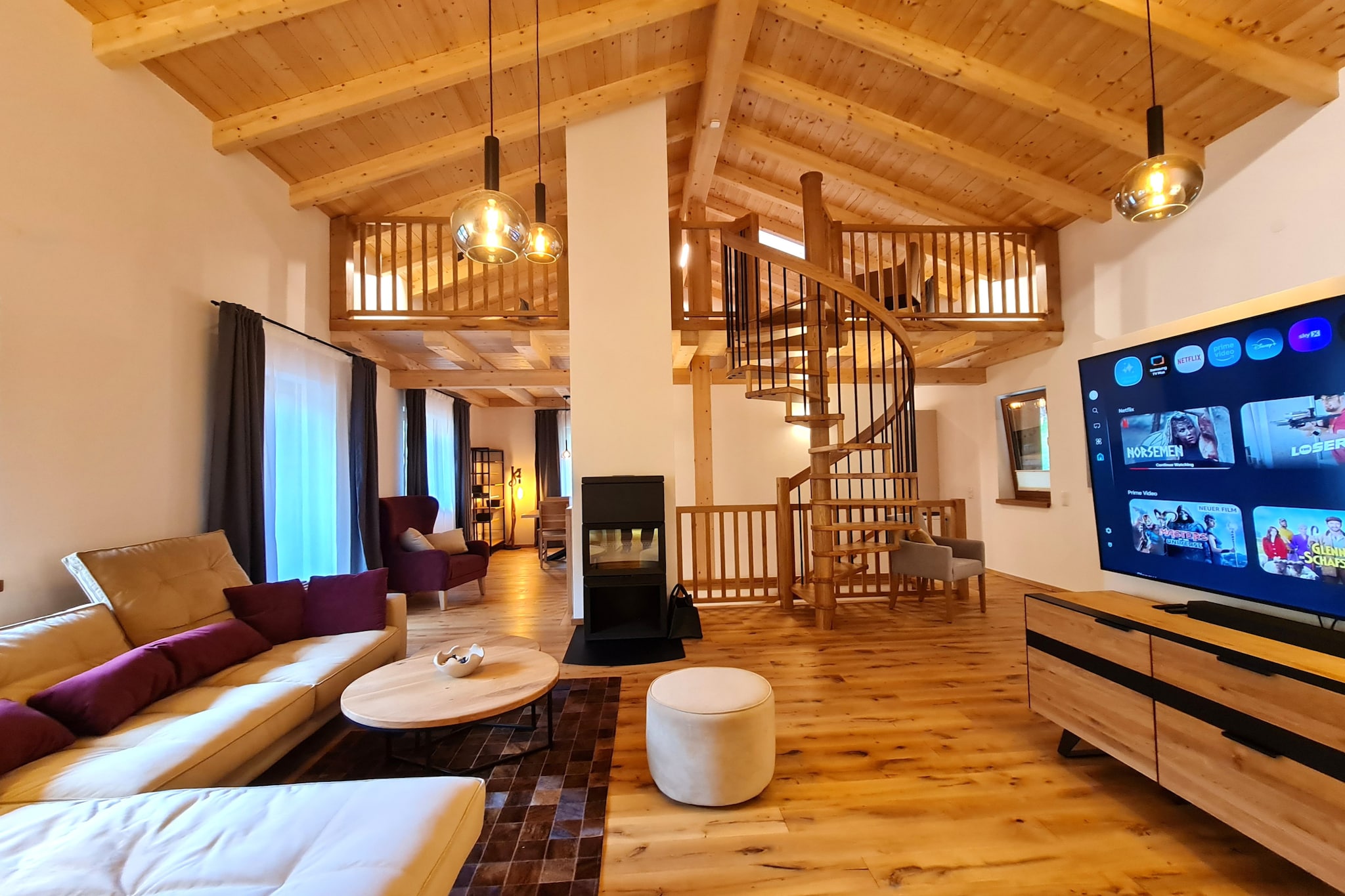 Chalet Rehblick - Living room