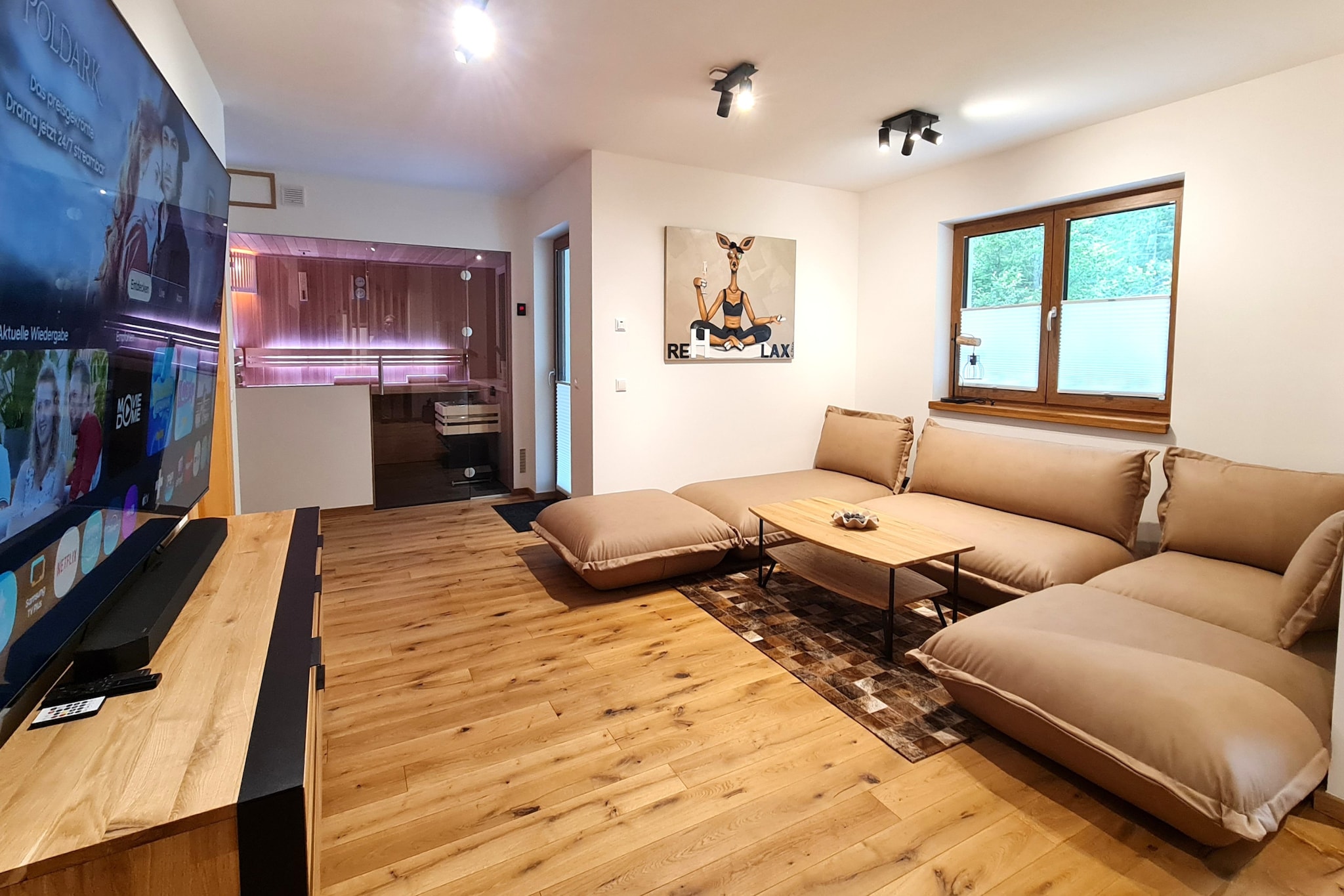 Chalet Rehblick - Living room