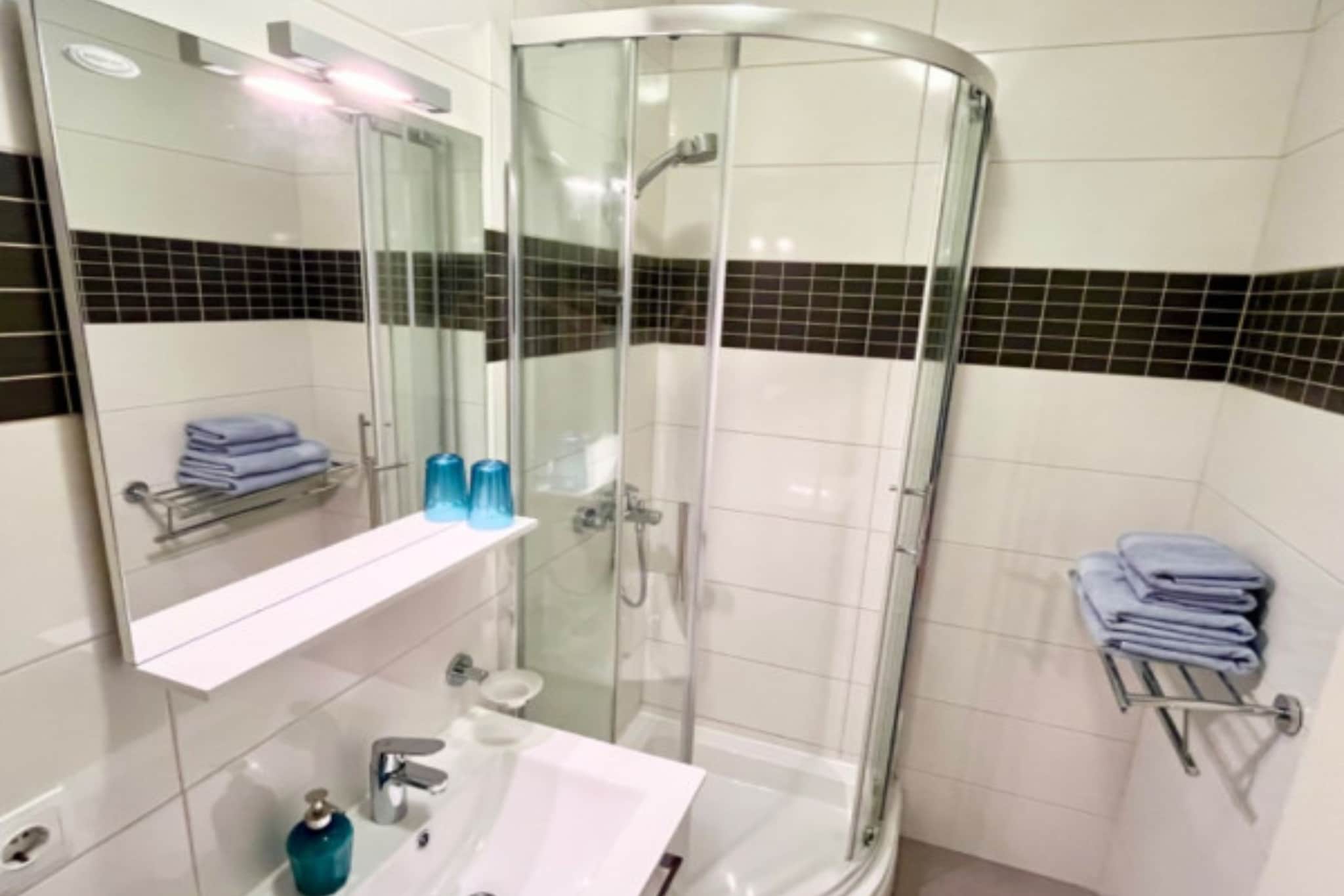 Paradise Apartments-Apartman with sea view and balcony 3 - Salle de bain